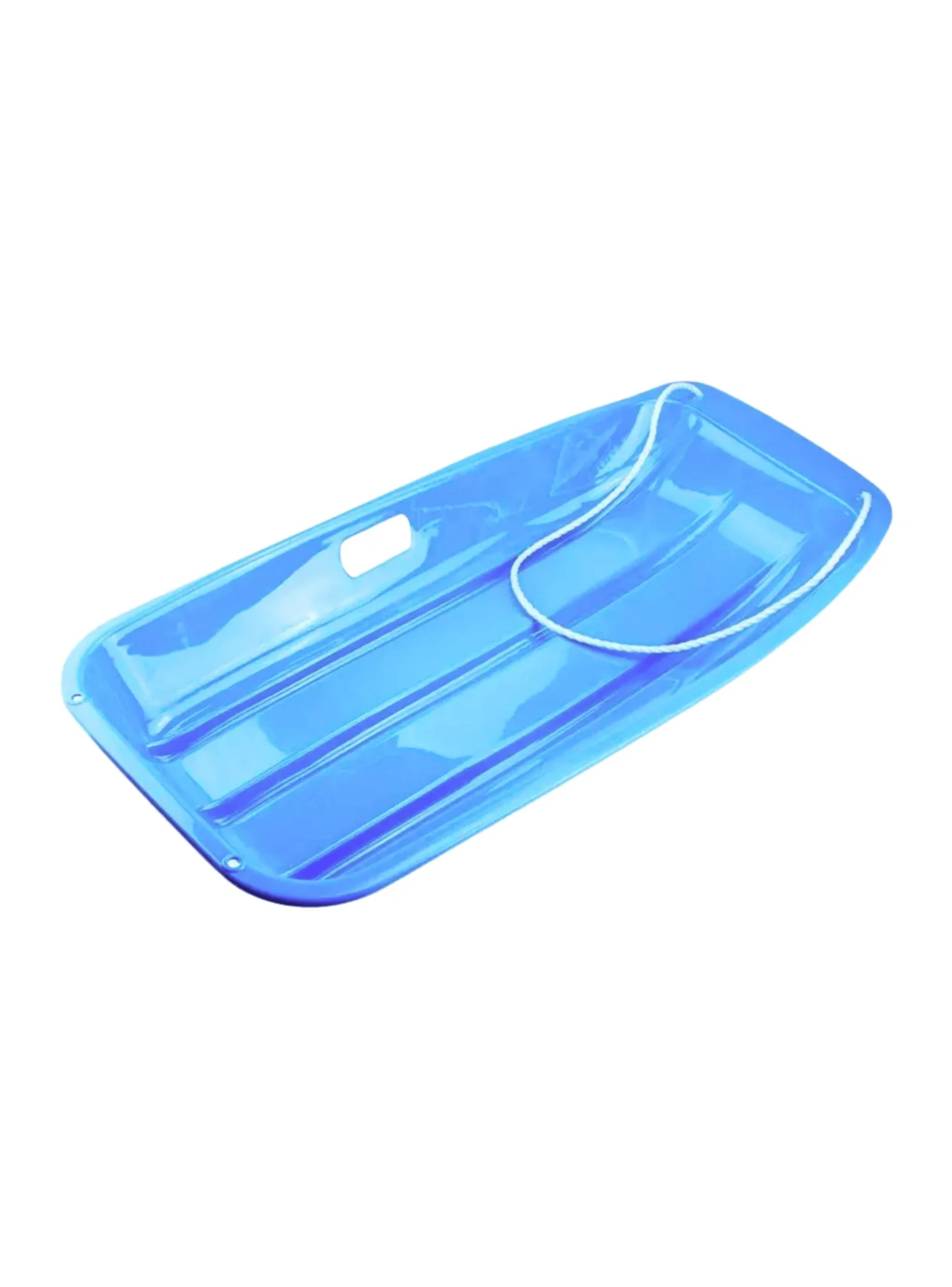 Trineo De Nieve Pl stico Con Cuerda 88cm Color Azul-0