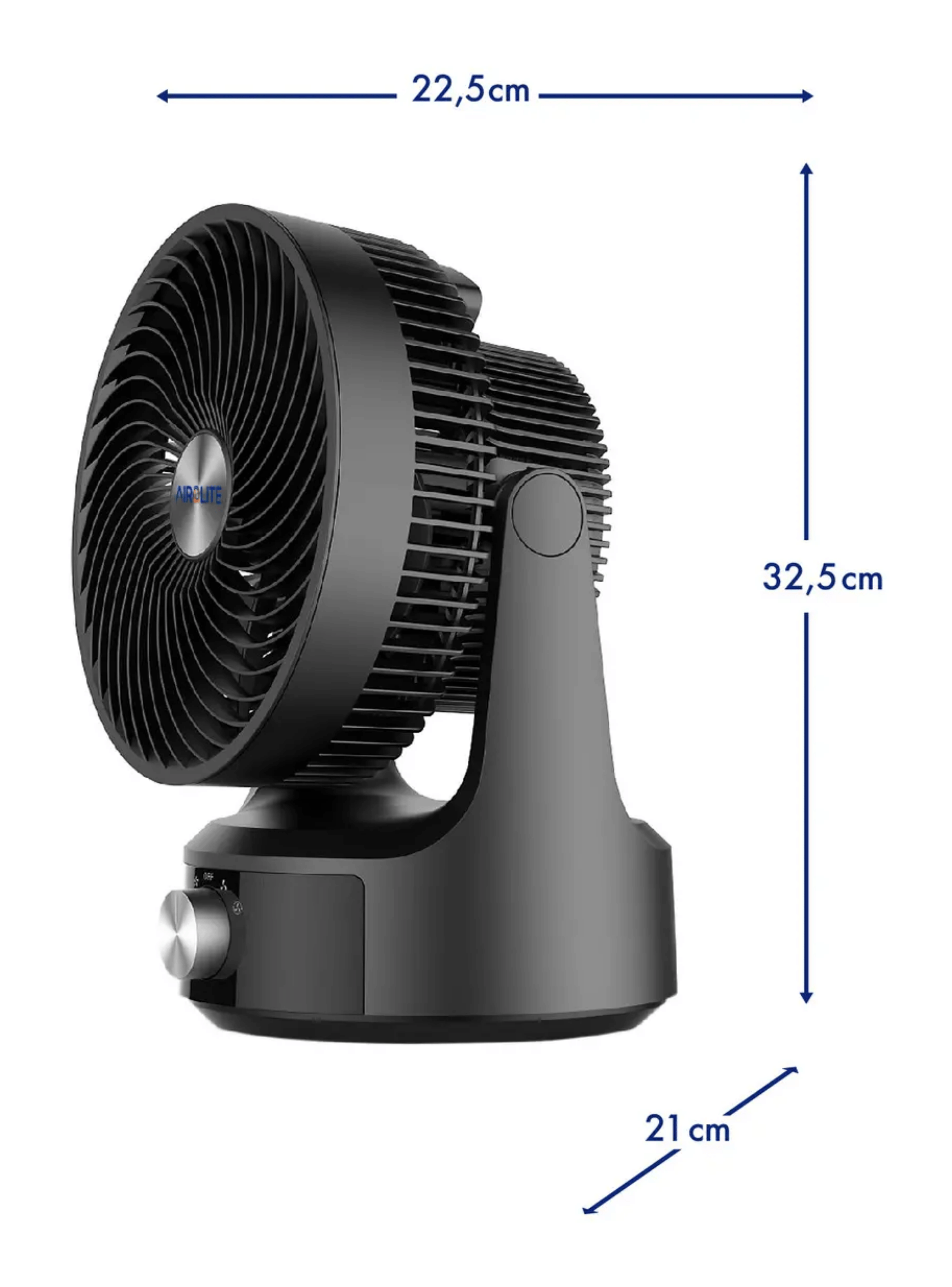 Ventilador Sobremesa 360 Turbo 8 Pulgadas Airolite Vst08 45w-6