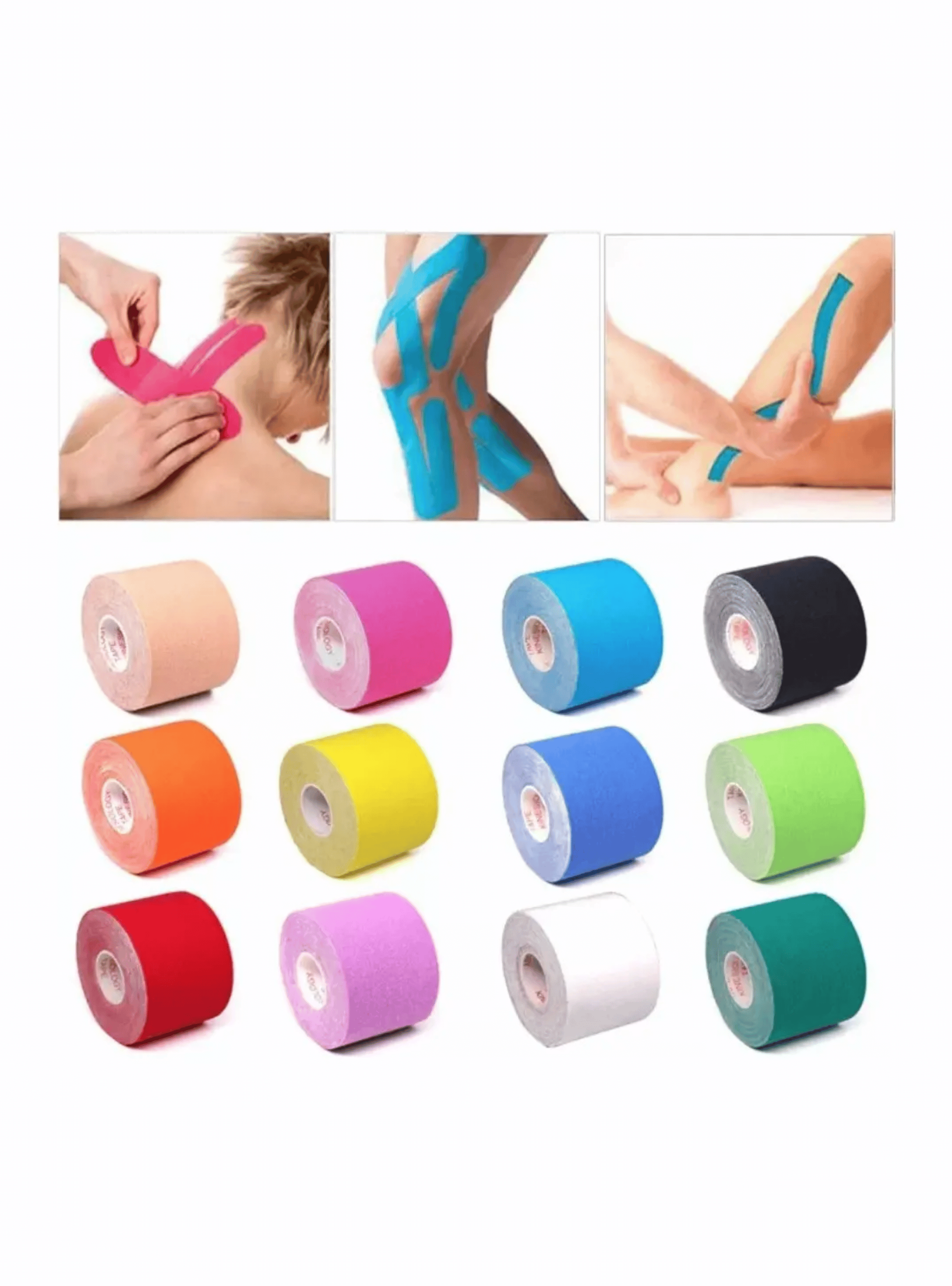 Venda Tape Cinta Kinesiologica Kinesiotape 5cm X 5m Unidad-2