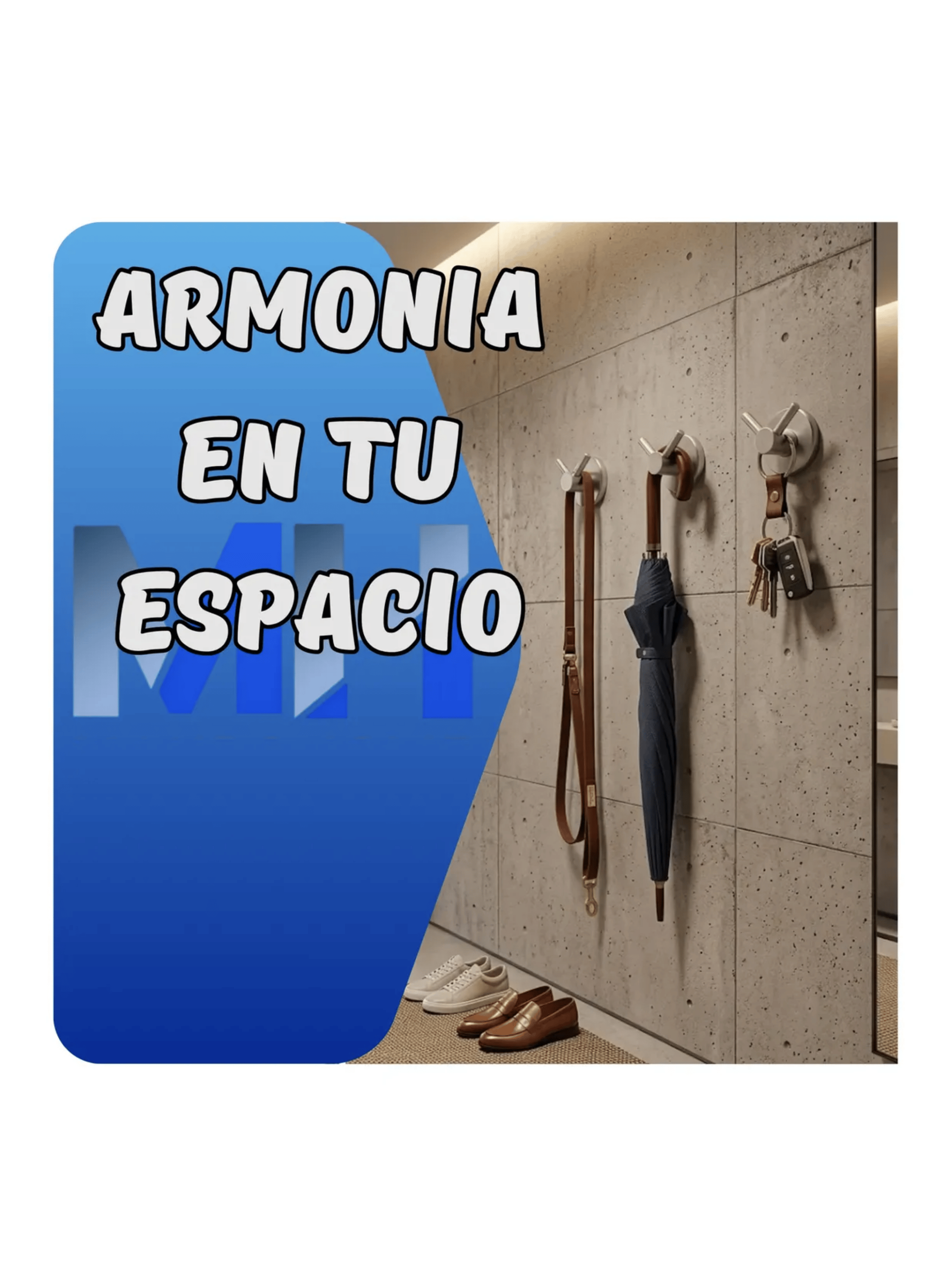 Perchero Pared Freiburg Taumm Metalico Satinado 2 Ganchos-5