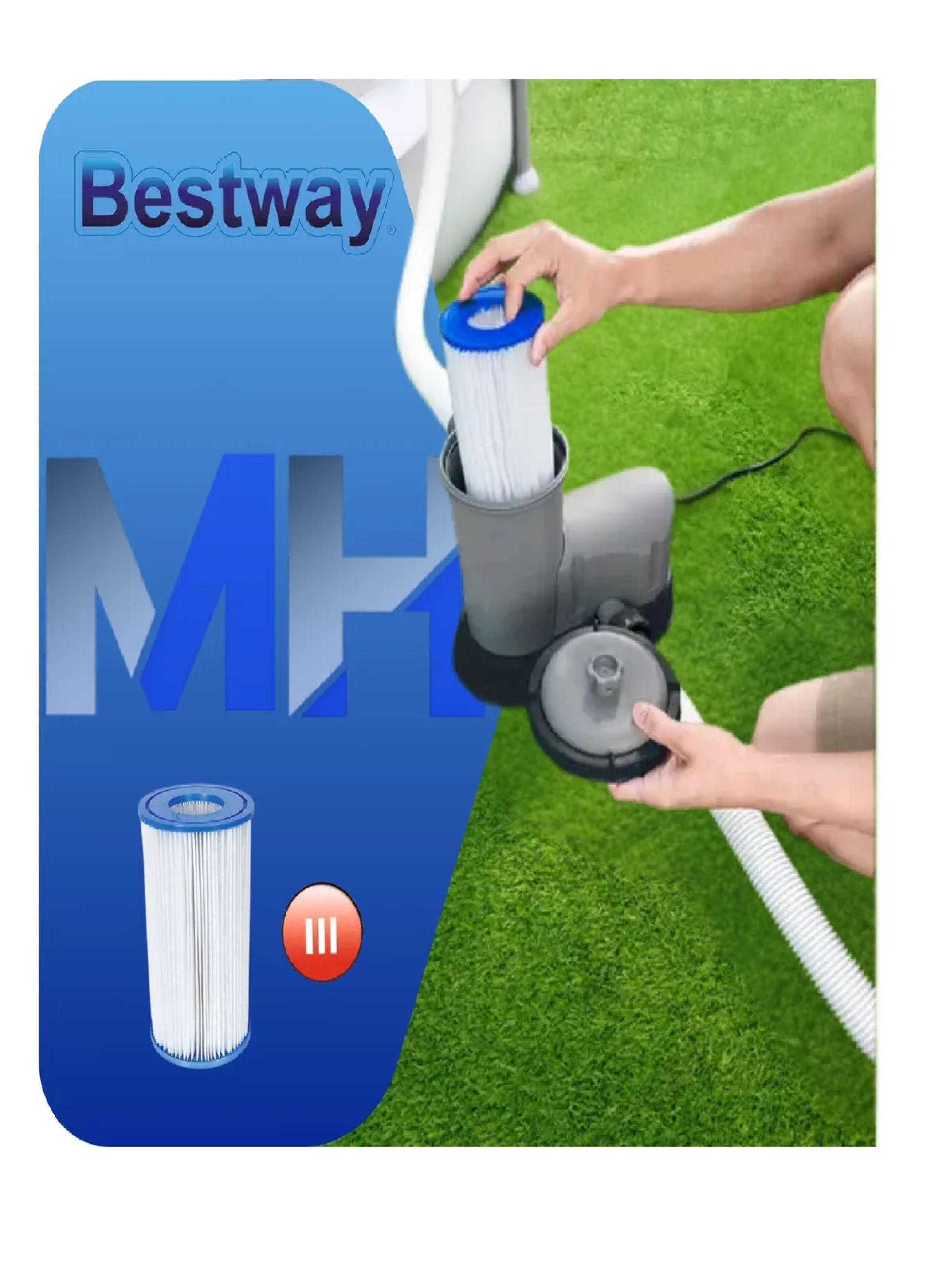 Bomba De Filtro Tipo Iii 3 Bestway 5678 L/h Agua Clara-2