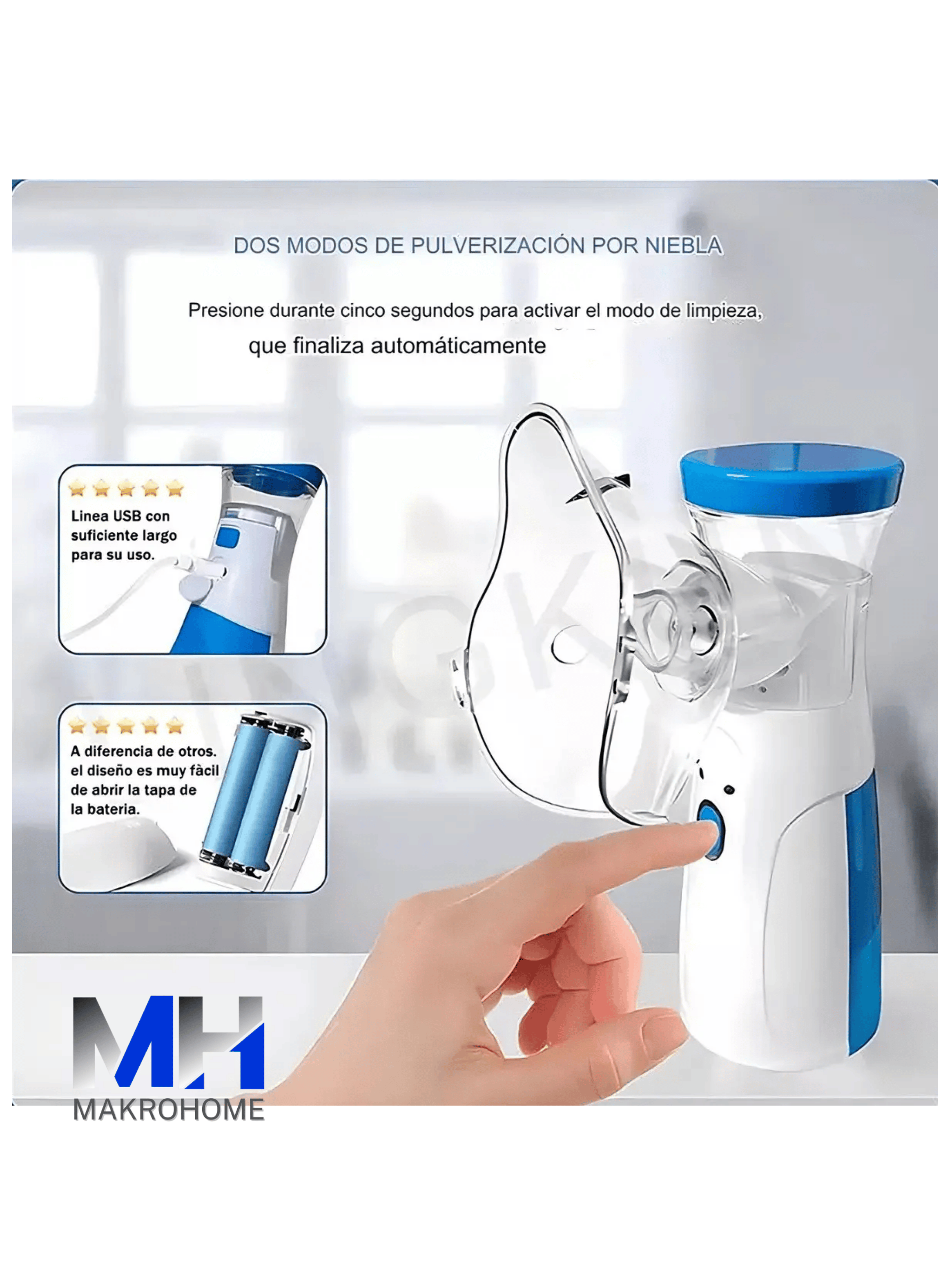 Nebulizador Portatil Ni os Y Adultos Mesh Vaporizador-3