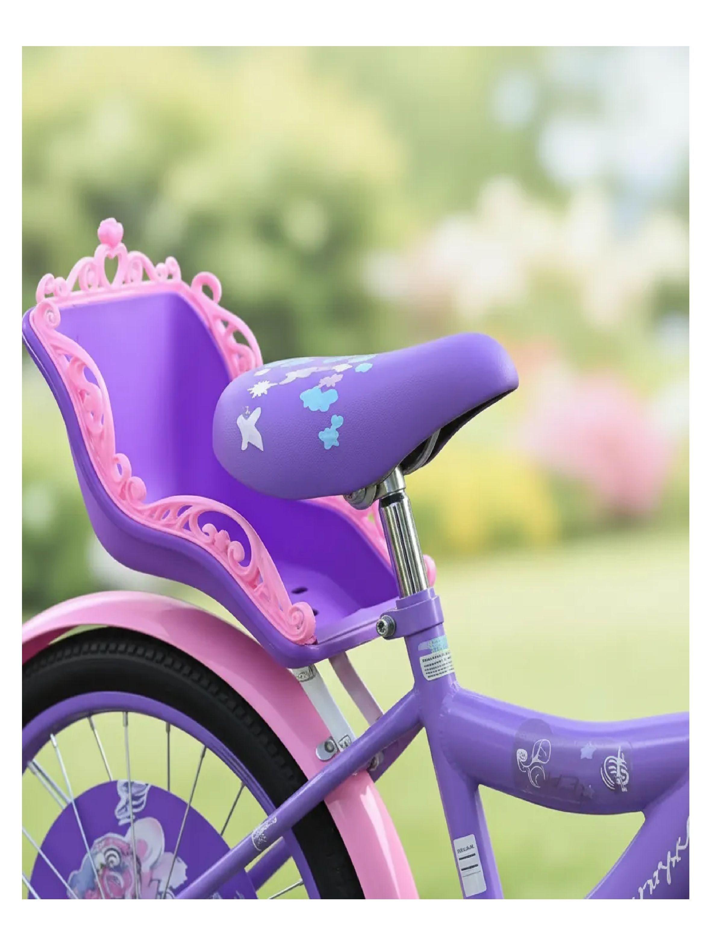 Bicicleta Infantil Con Ruedas De Aprendizaje Aro 20 Violeta-5