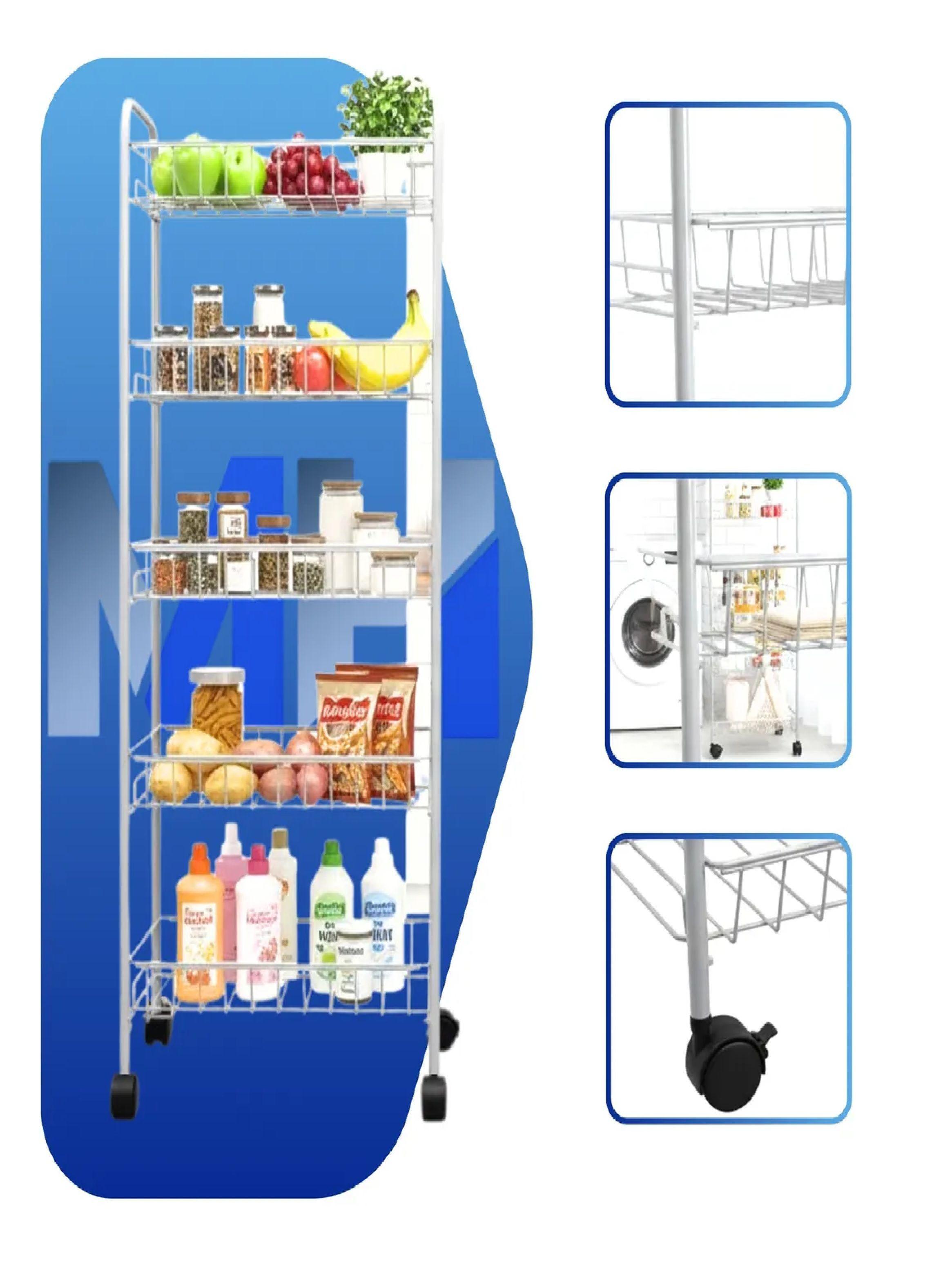 Carro Organizador Con Ruedas De 5 Niveles Estructura De Me-2