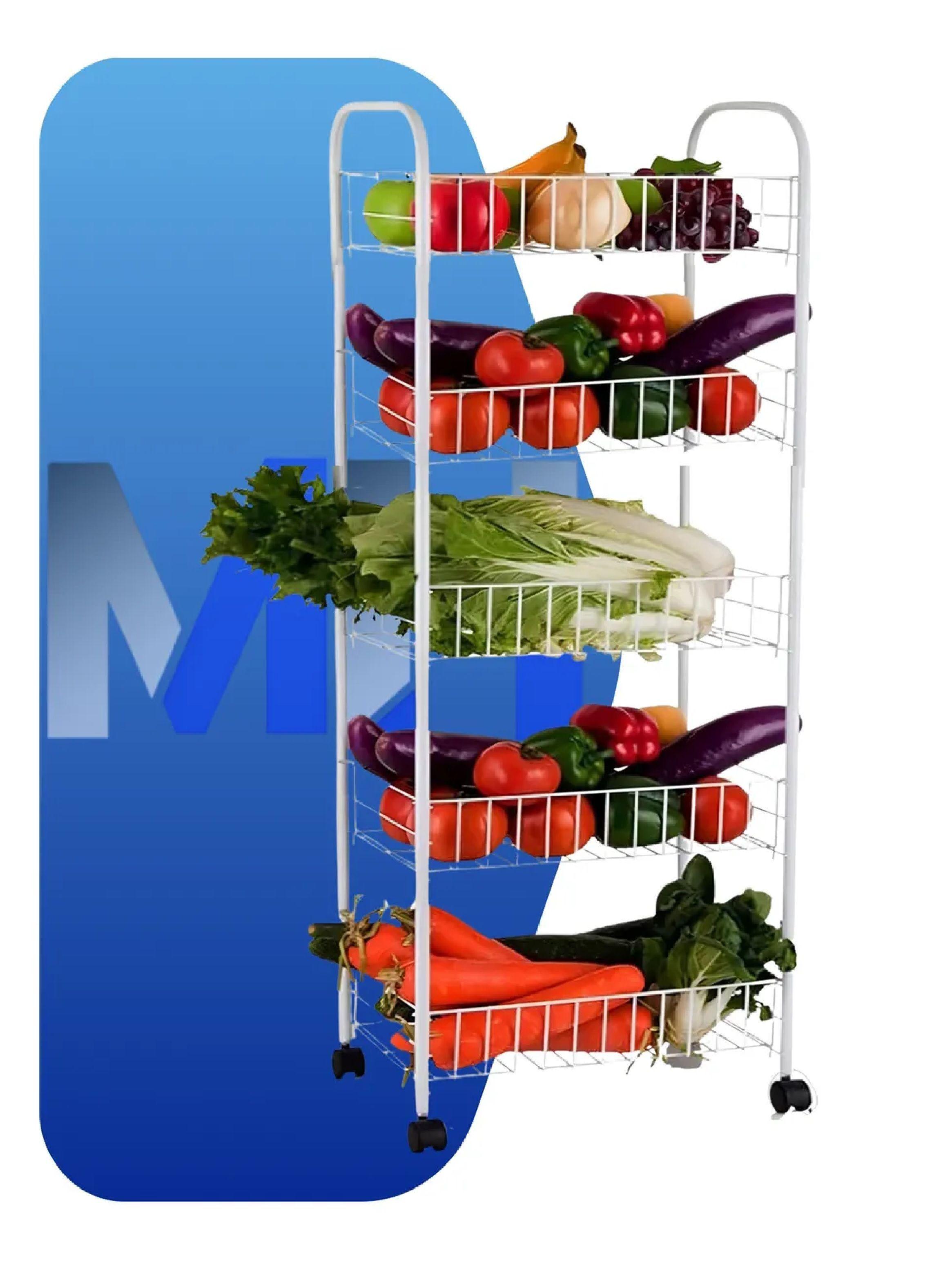 Carro Organizador Con Ruedas De 5 Niveles Estructura De Me-3