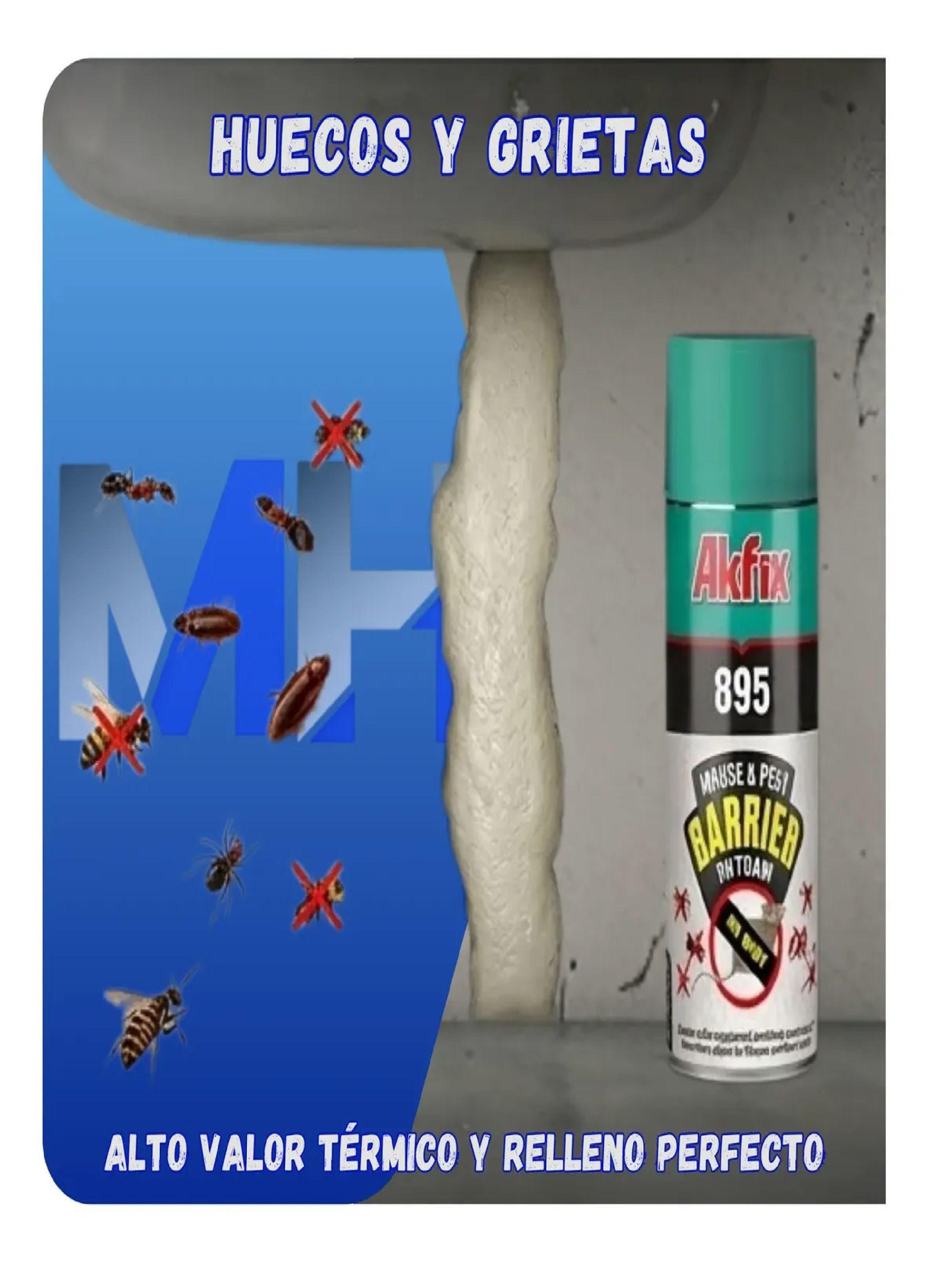 Set X3 Sellador Espuma Akfix 895 Anti Ratones E Insectos-1