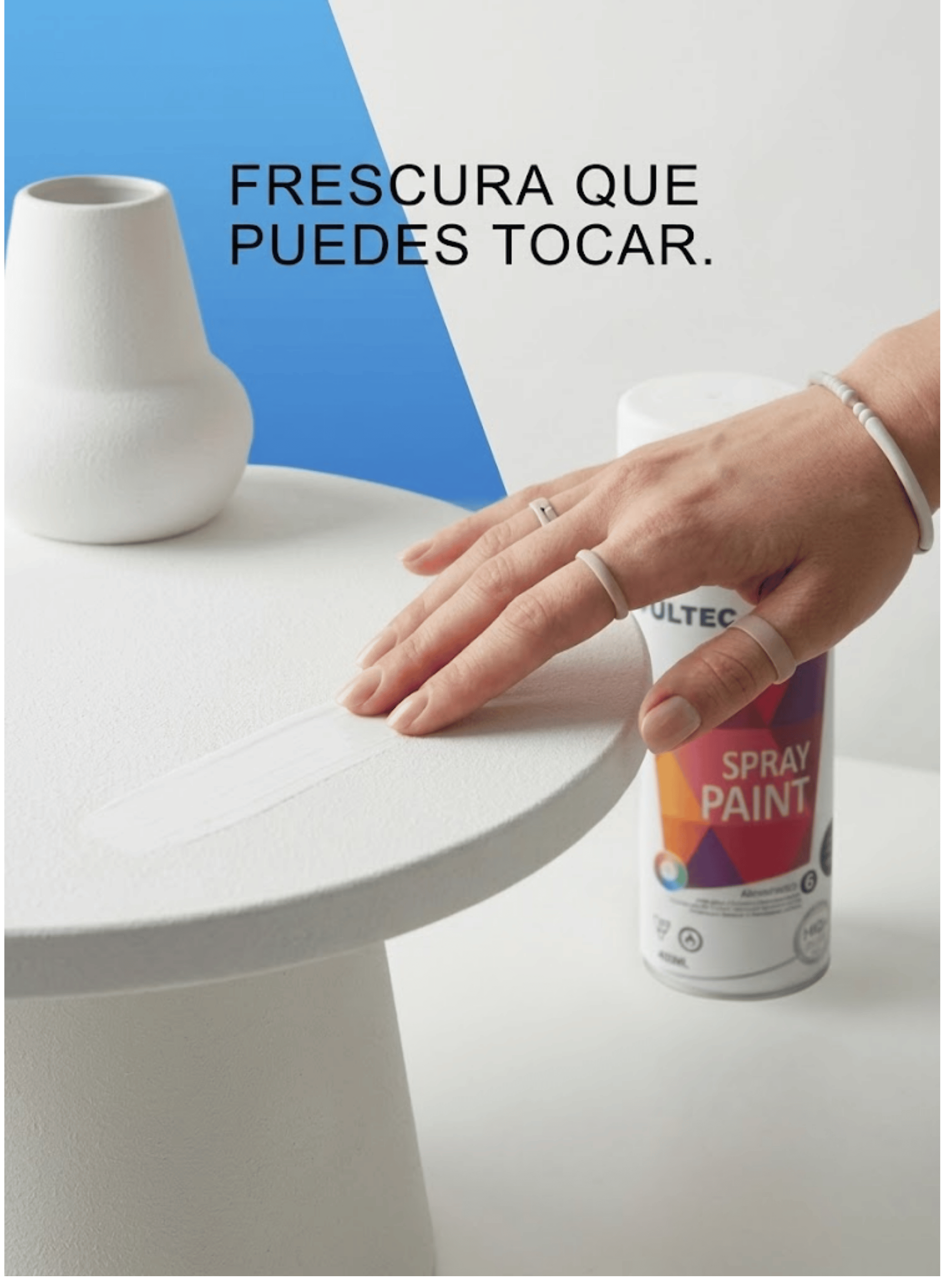 Pack X3 Spray Tela Madera Metal Plastico Vehicular Blanco Mate-4