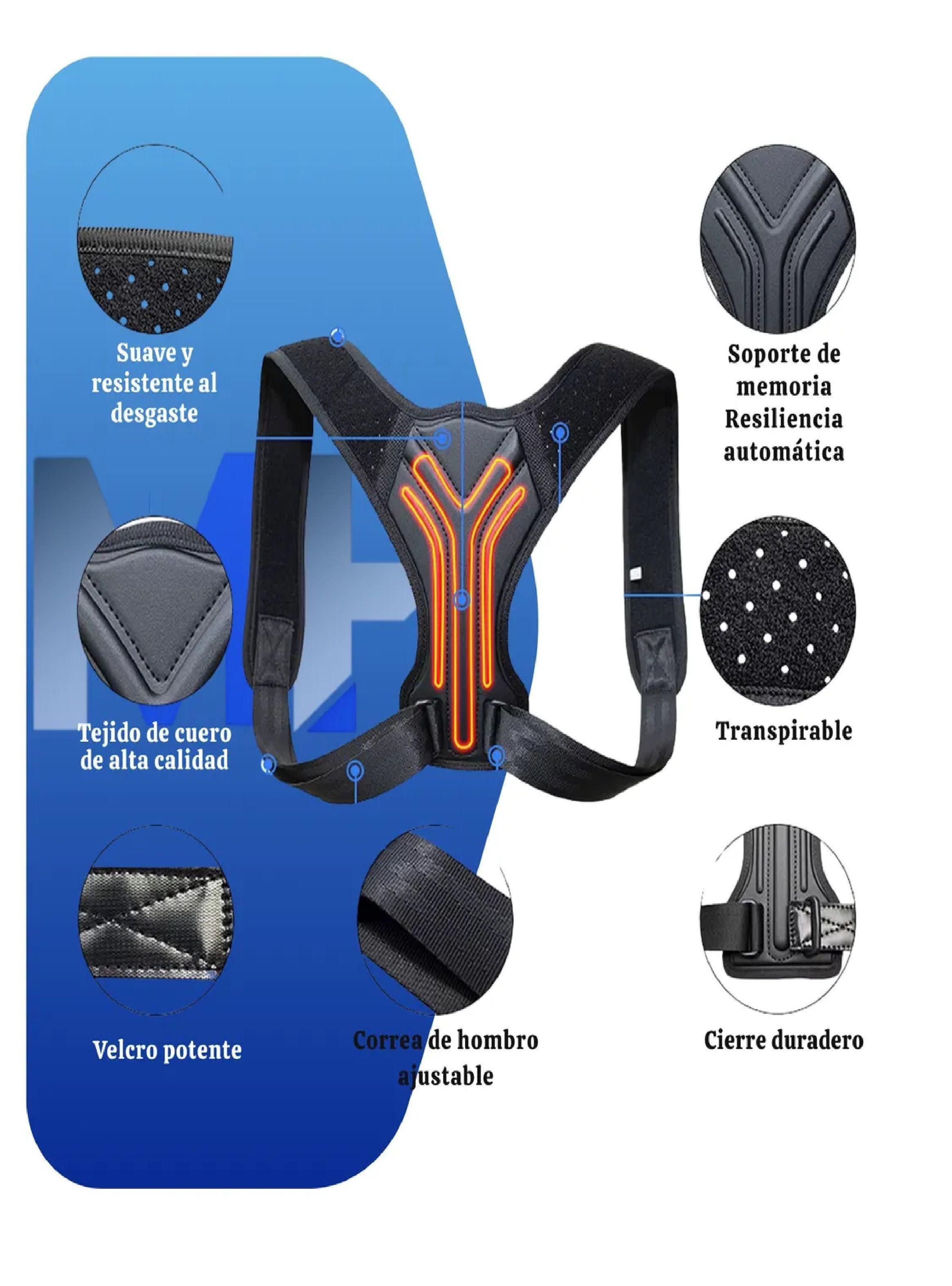 Corrector De Postura Ajustable Premium Soporte Para Espalda-2