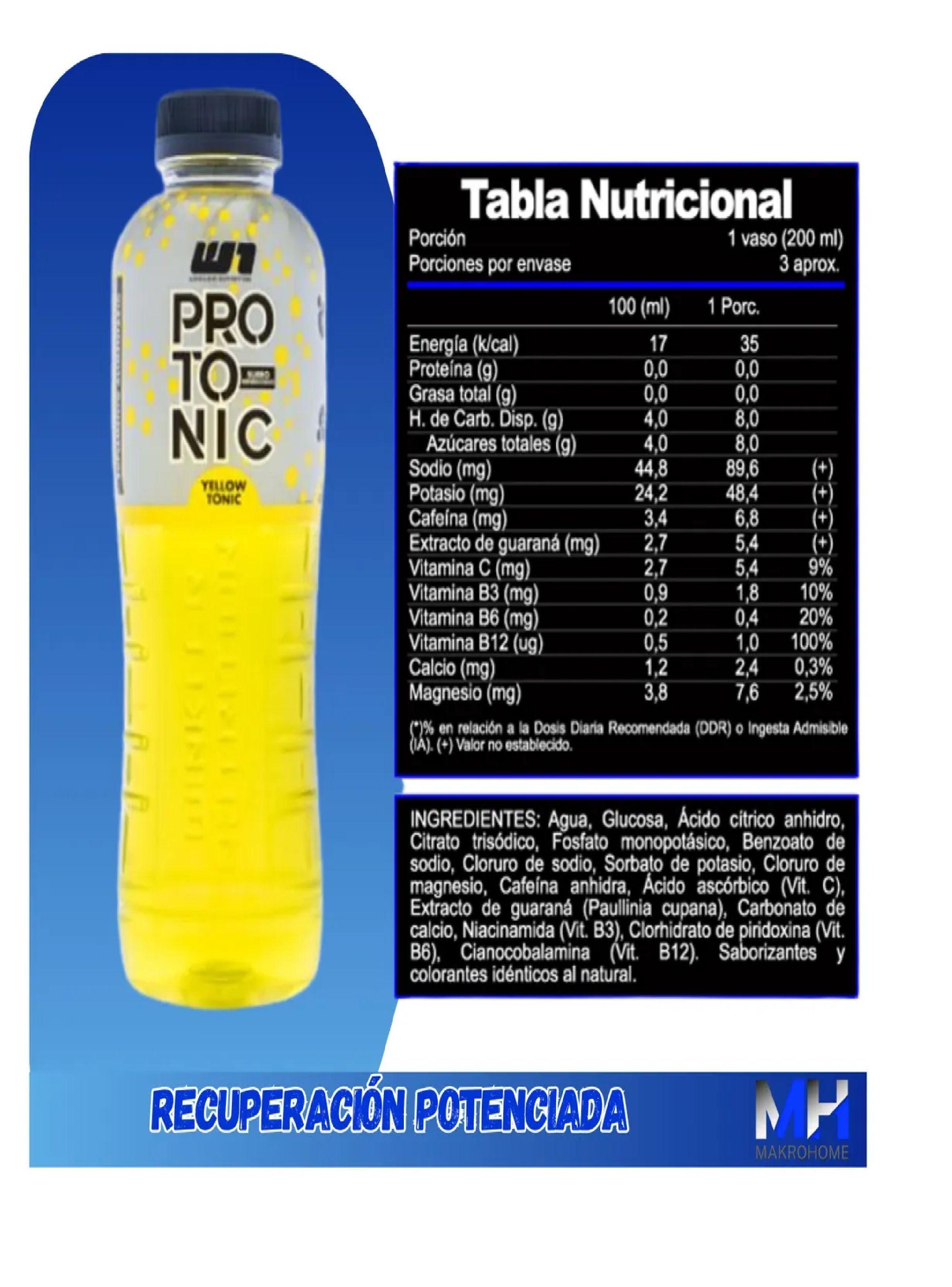 Pack X3 Protonic Bebida Isotonica 600ml Hidratacion Esencial Citricos-4