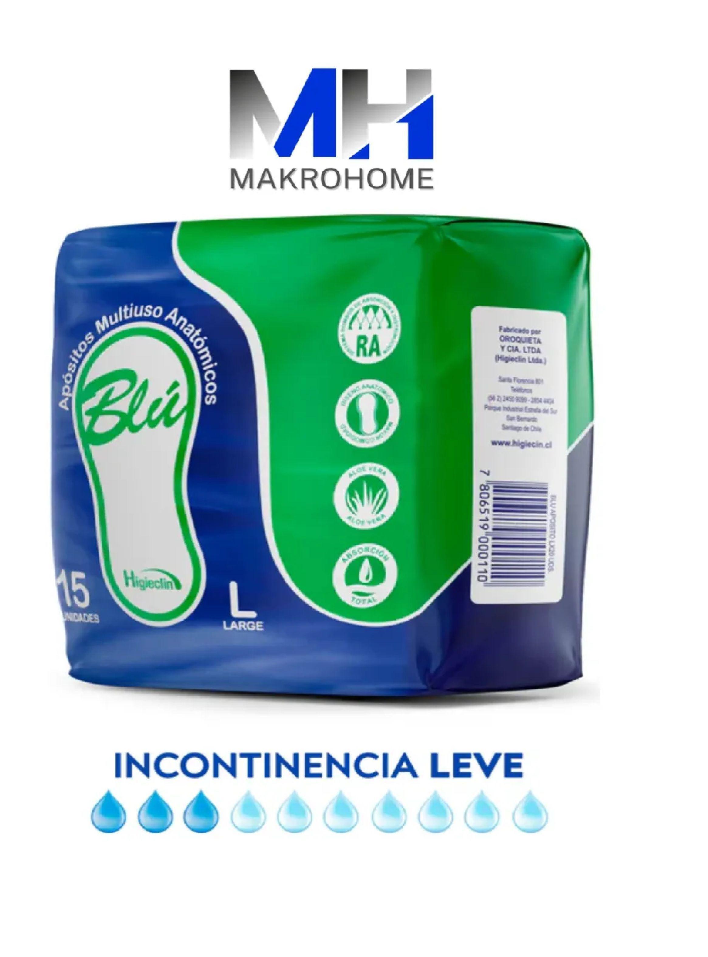Aposito Blu L Anatómico X15 - Incontinencia Leve Y Discreta-5