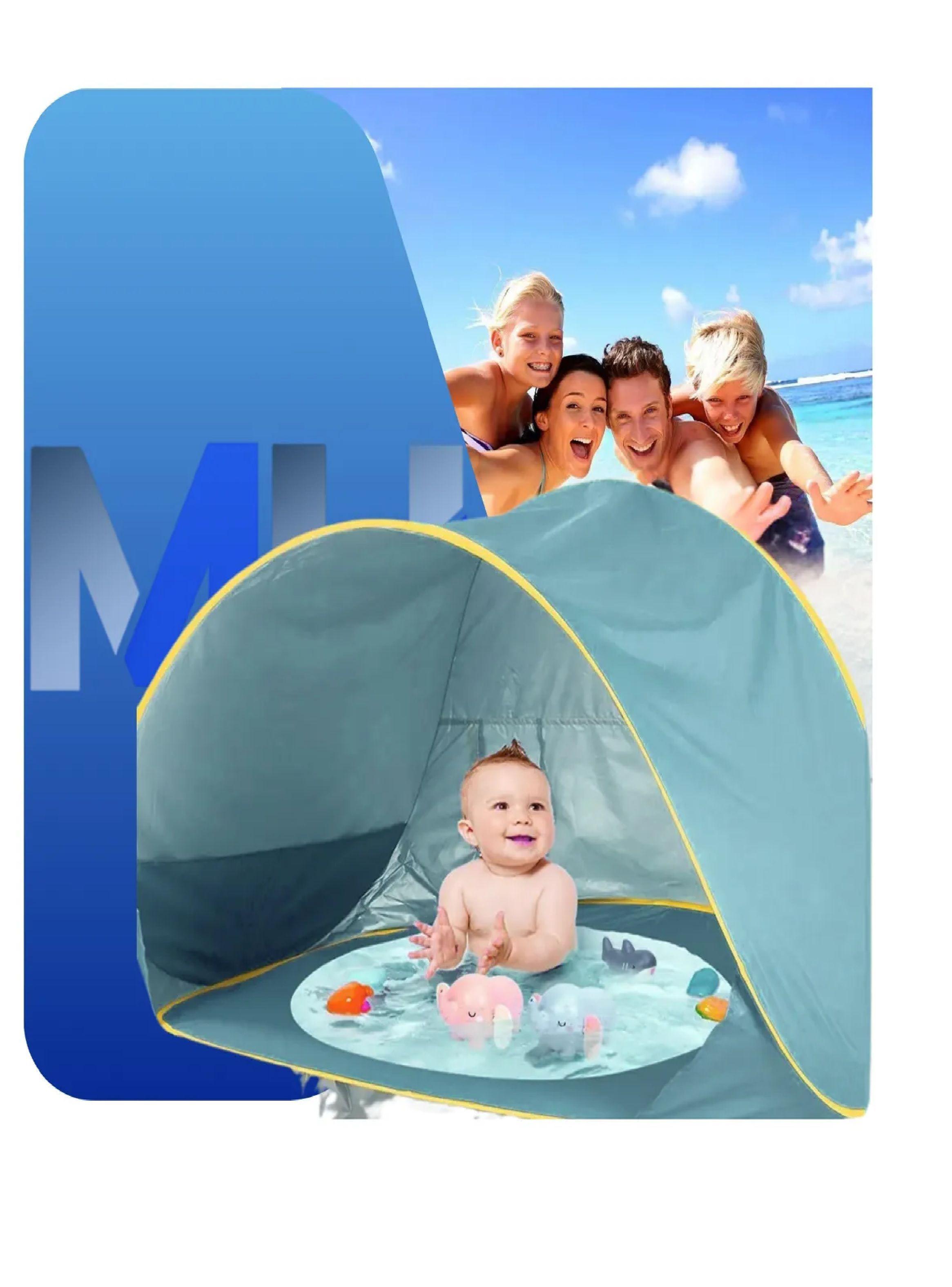 Carpa De Playa Radost 3 En 1 Con Piscina Proteccion Uv-4