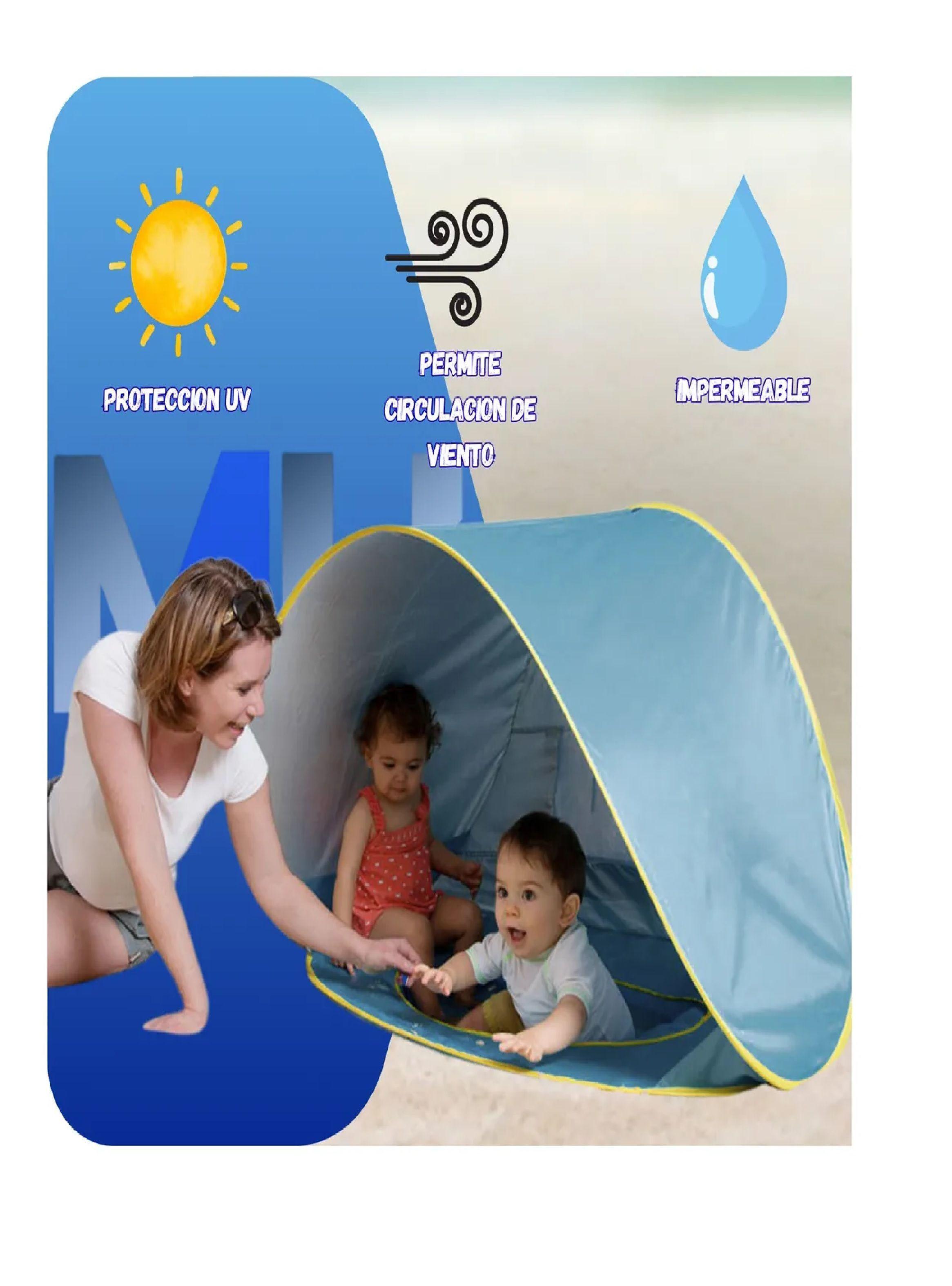 Carpa De Playa Radost 3 En 1 Con Piscina Proteccion Uv-5