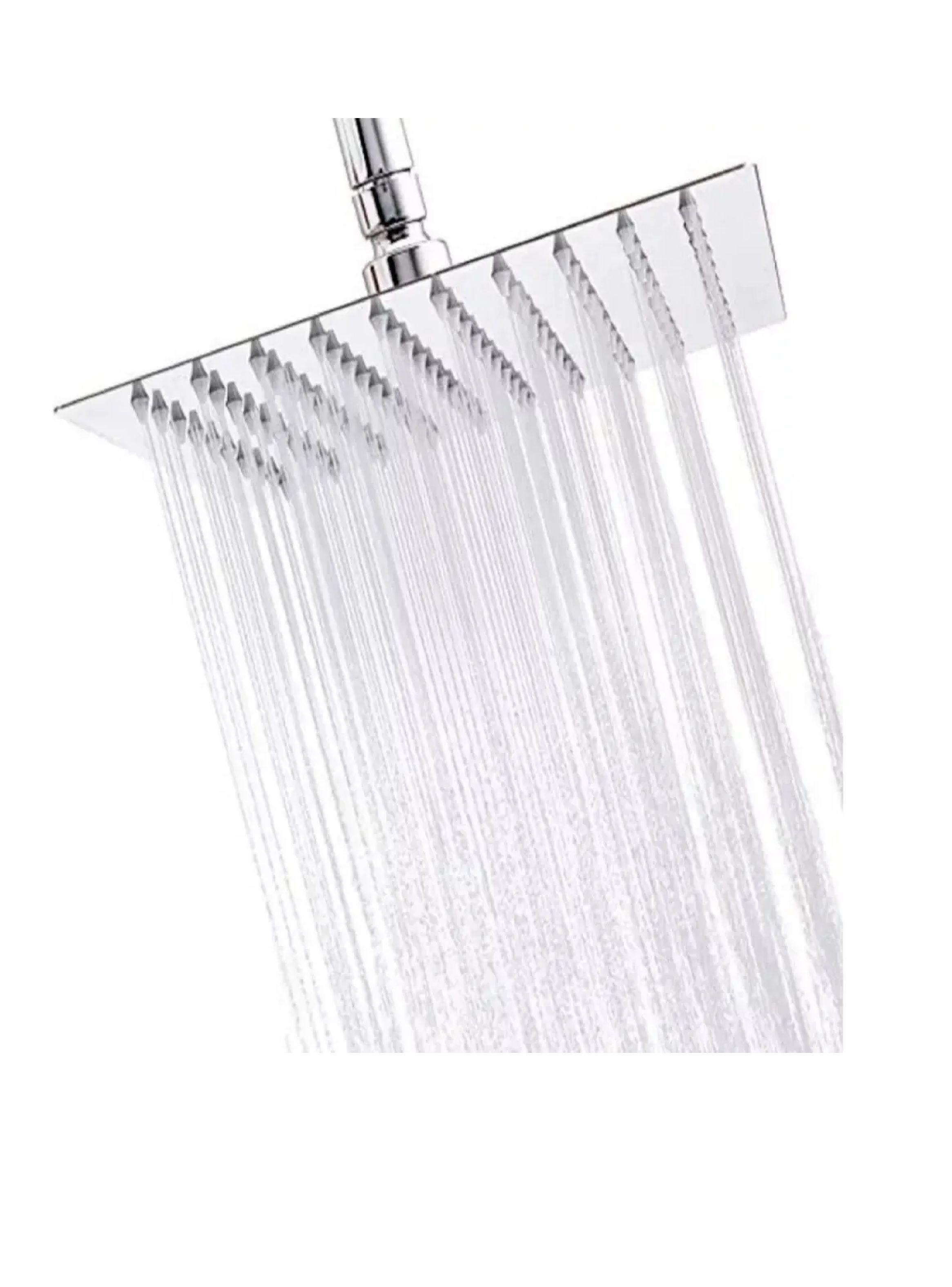 Brazo De Ducha 30cm + Plato De Ducha 25cm Acero Inox Taumm-5