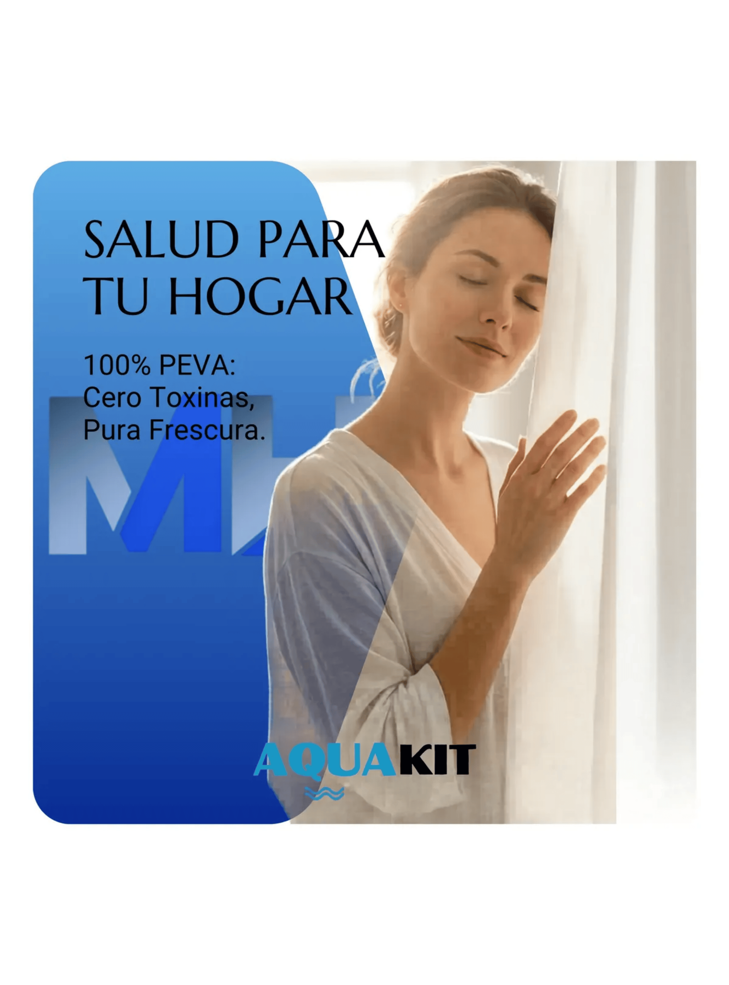 Forro Para Cortina De Ba o Transparente Antihongo Con Imanes-2
