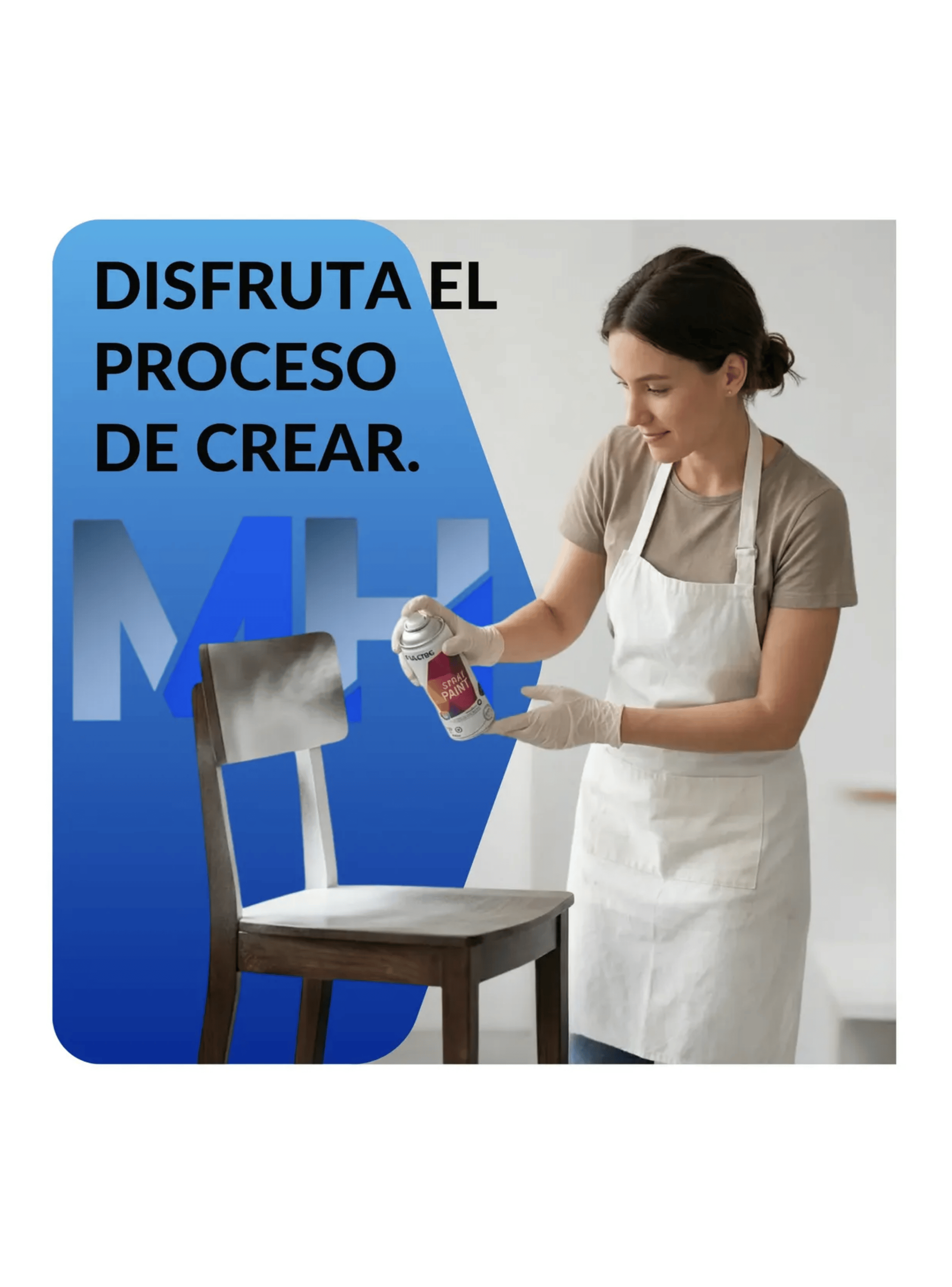 Pack X6 Spray Tela Madera Metal Plastico Vehicular Mate-3