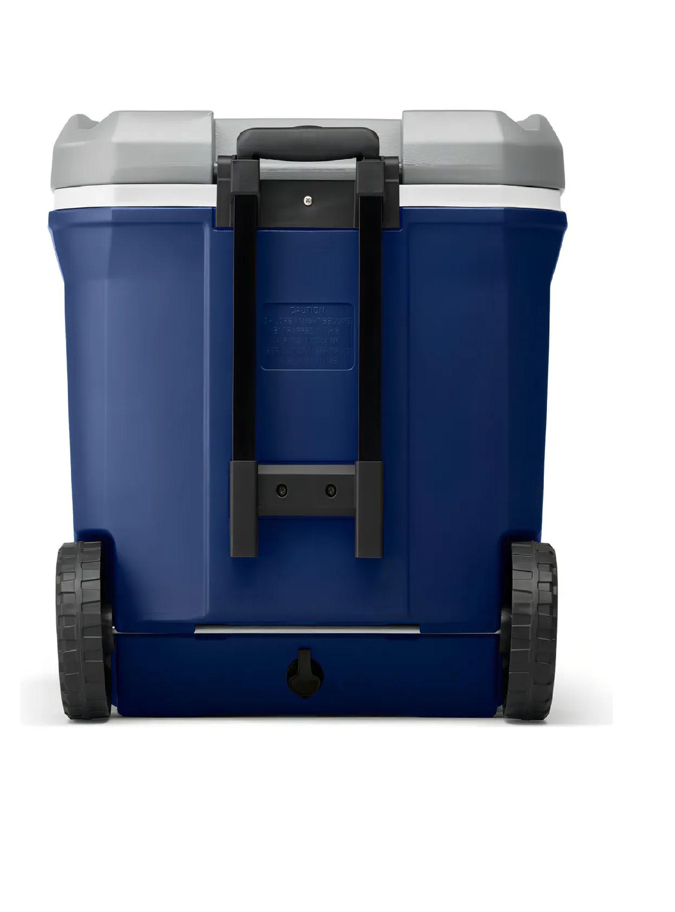 Cooler Hielera Con Ruedas Coleman 61 Litros 65 Qt Color Azul-2