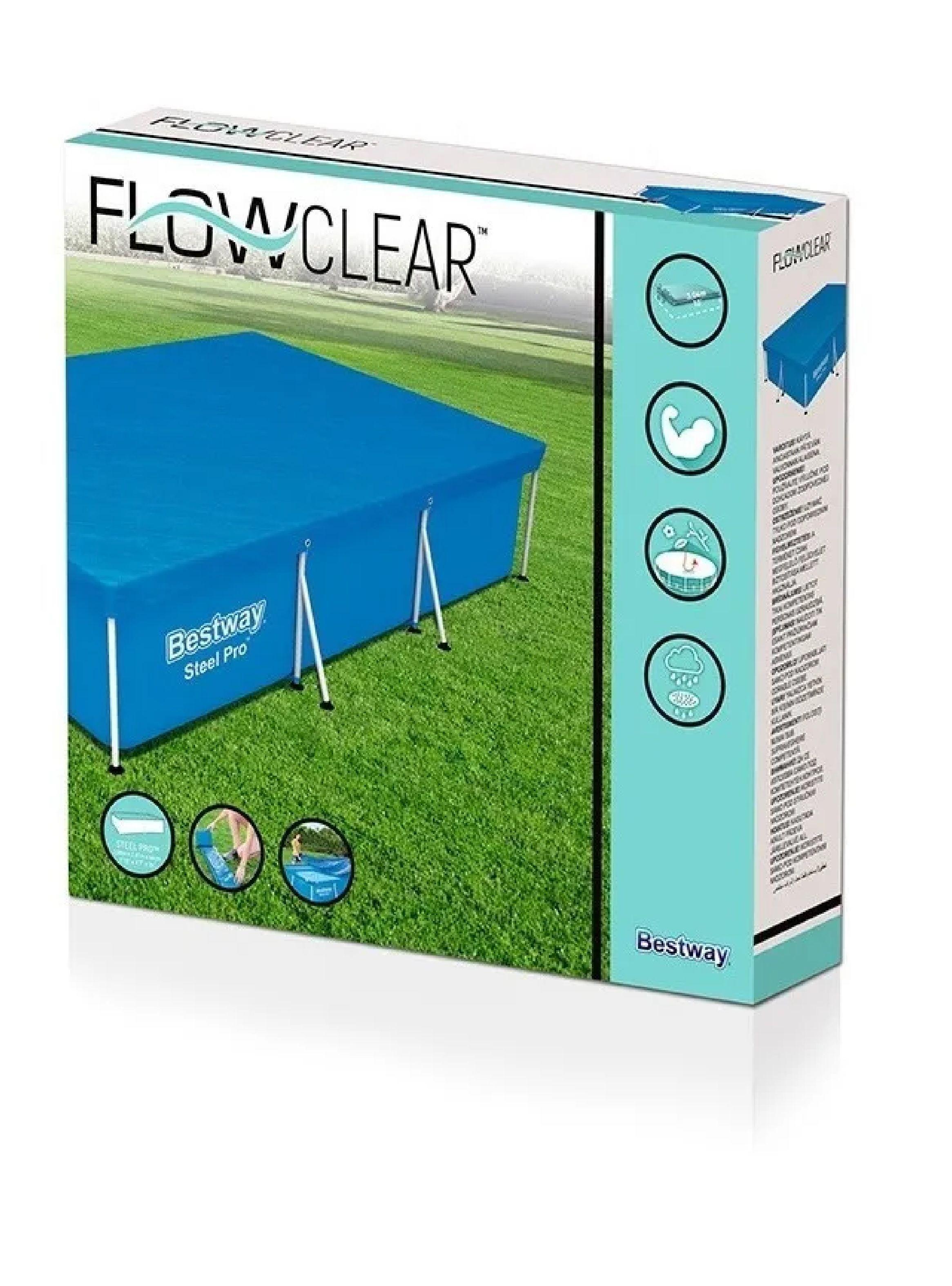 Cubierta Para Alberca Rectangular 304cm Pvc Cobertor Piscina-3