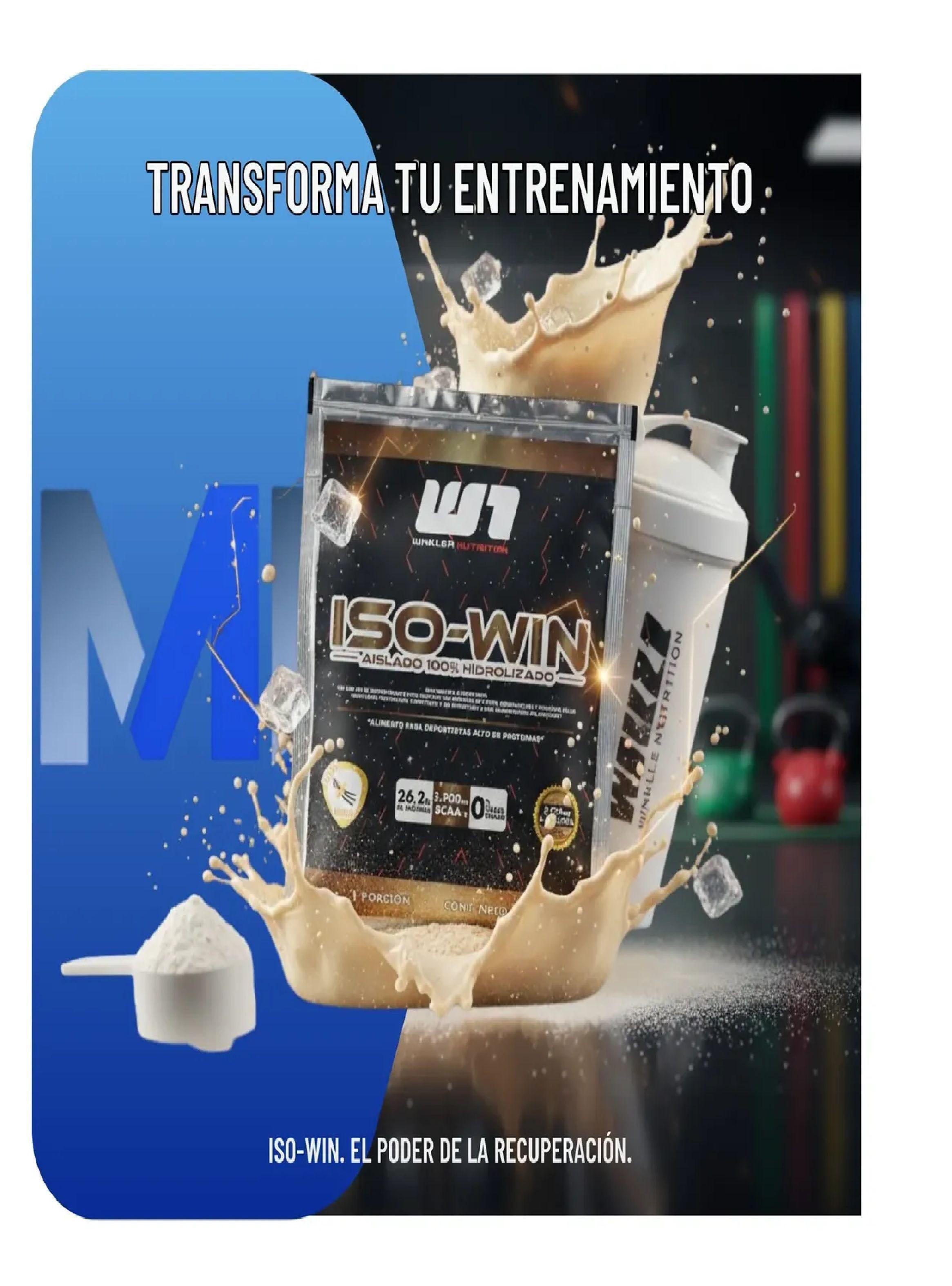 Sachet Proteina Hidrolizada Iso Win 30g Winkler Nutrition X3-4