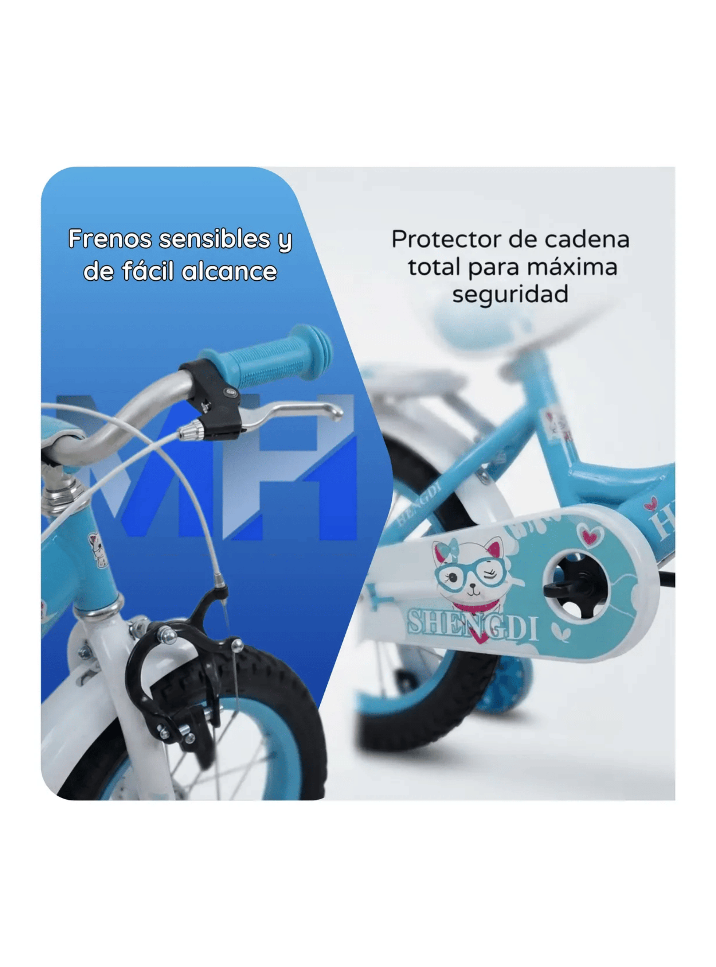 Bicicleta Infantil Con Rueditas Aro 12 Aro 16 Aro 20 Canasto-2