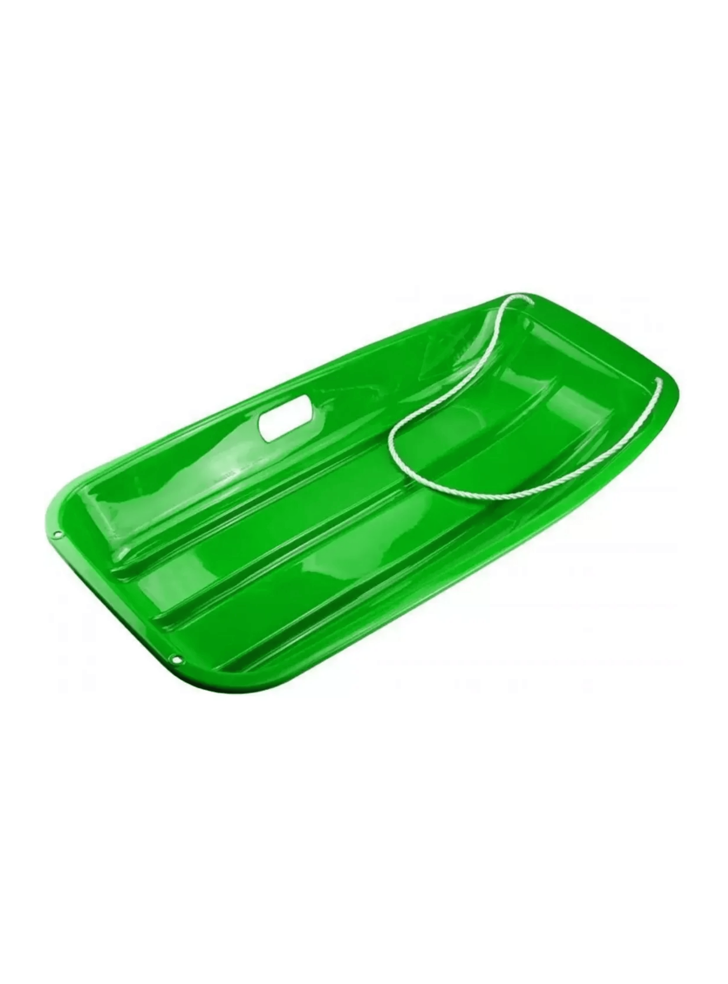 Trineo De Nieve Pl stico Con Cuerda 88cm Color Verde-0