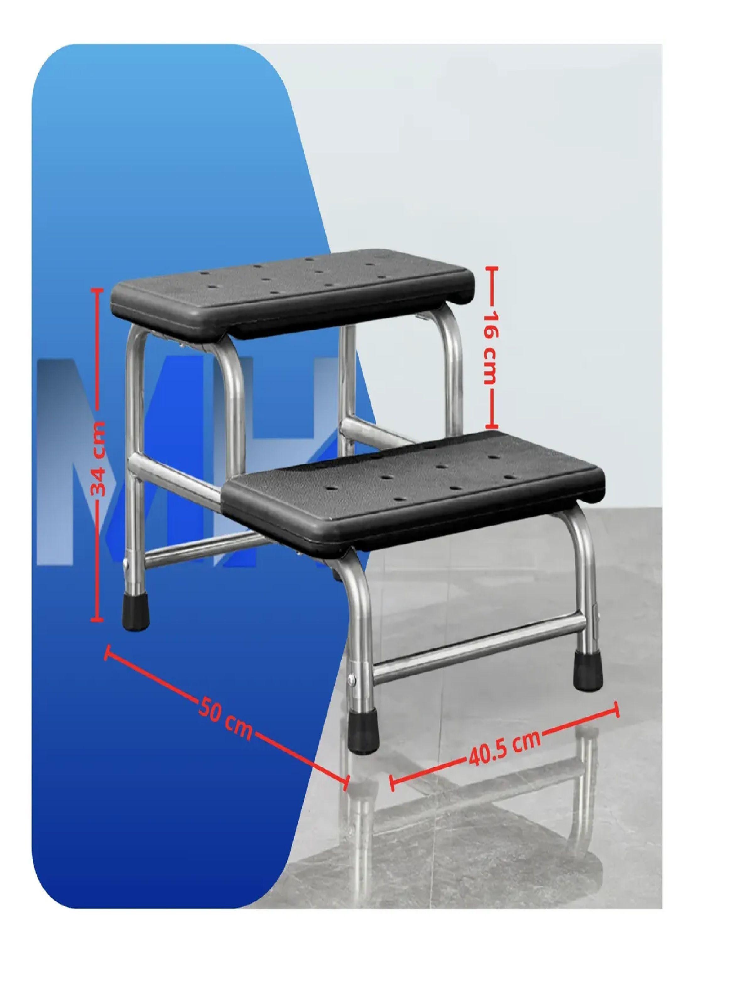 Escabel Clinico De 2 Peldaños Escalinata Medica Reforzada-1