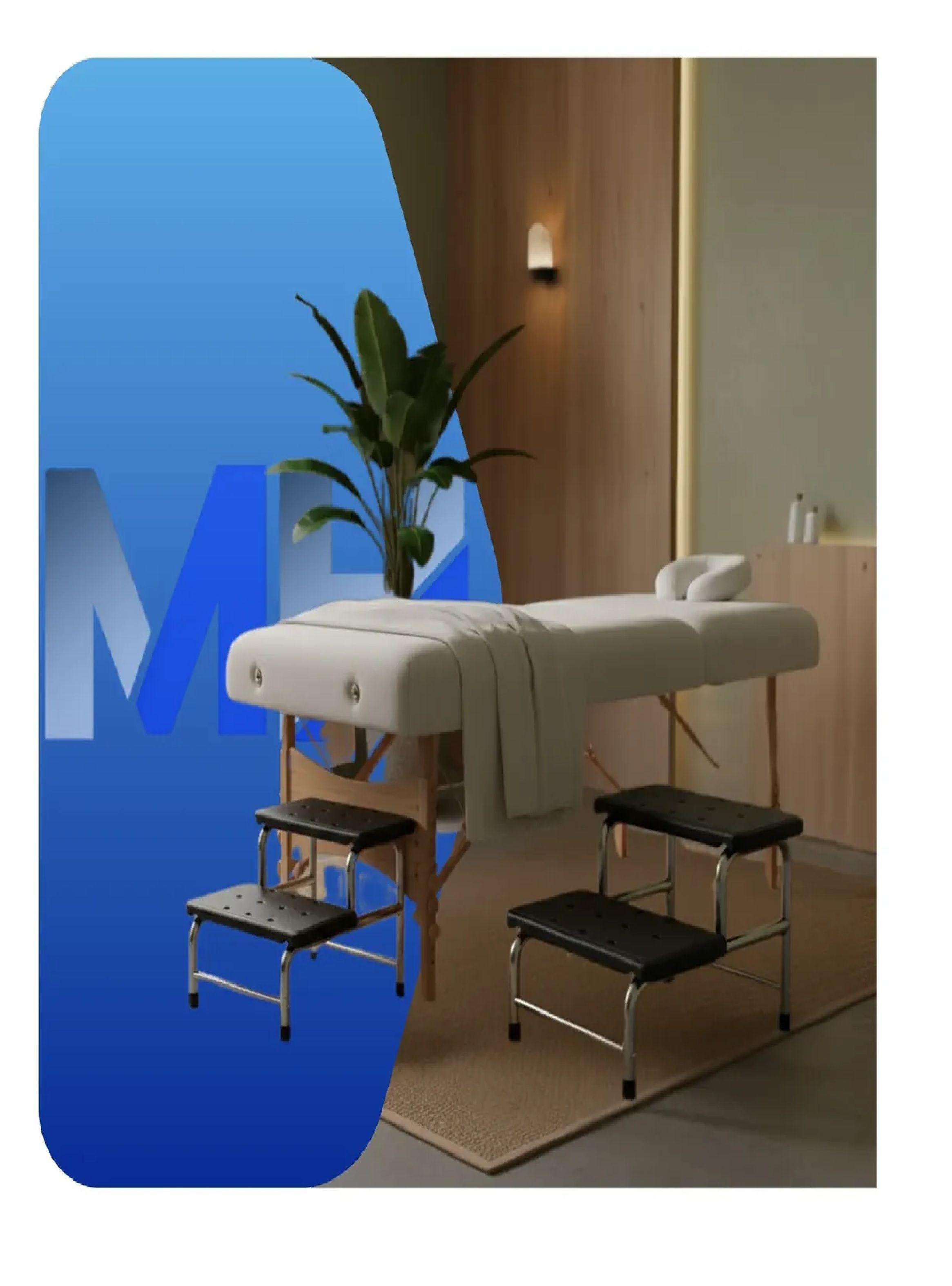 Escabel Clinico De 2 Peldaños Escalinata Medica Reforzada-3