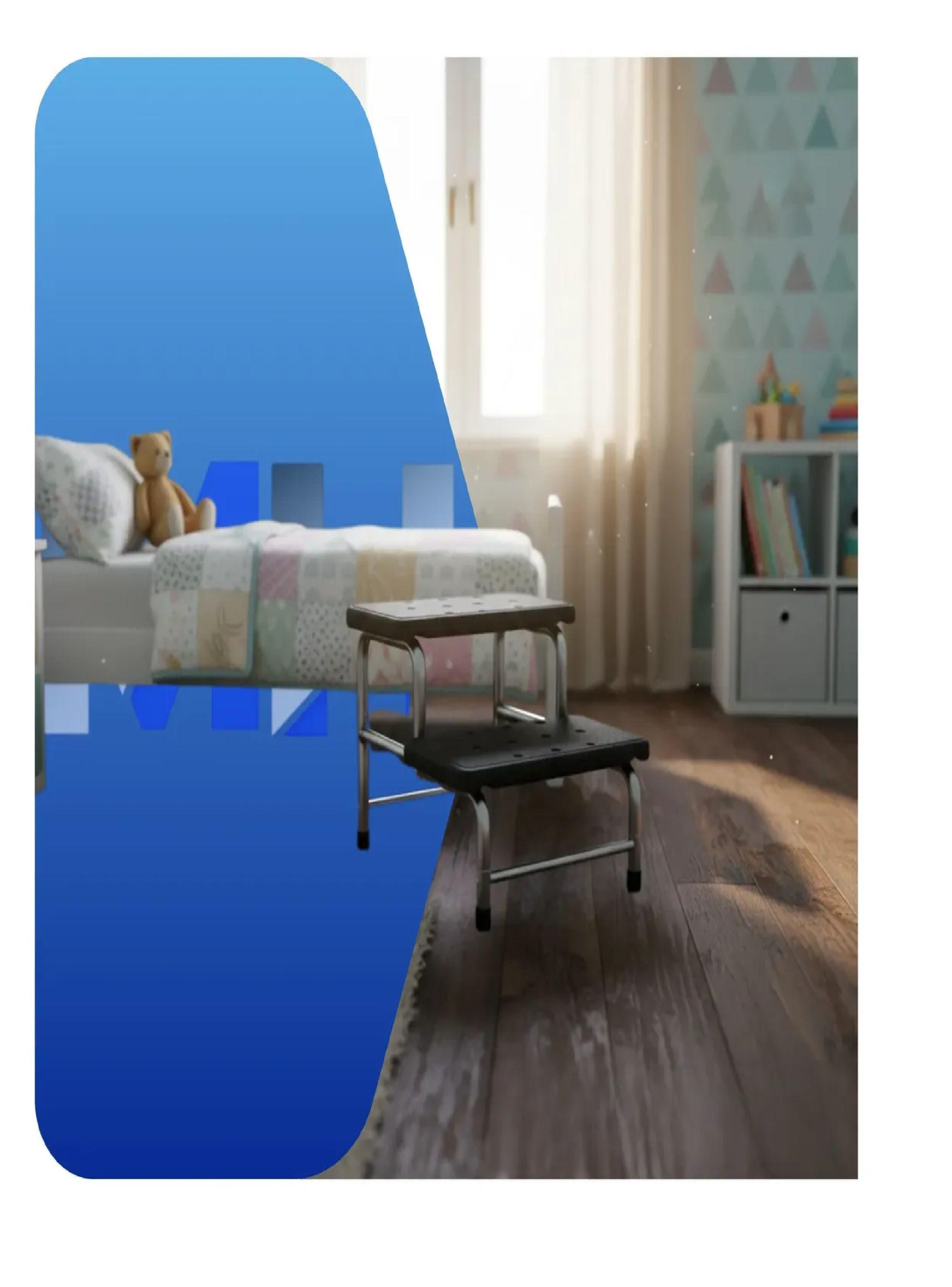 Escabel Clinico De 2 Peldaños Escalinata Medica Reforzada-5