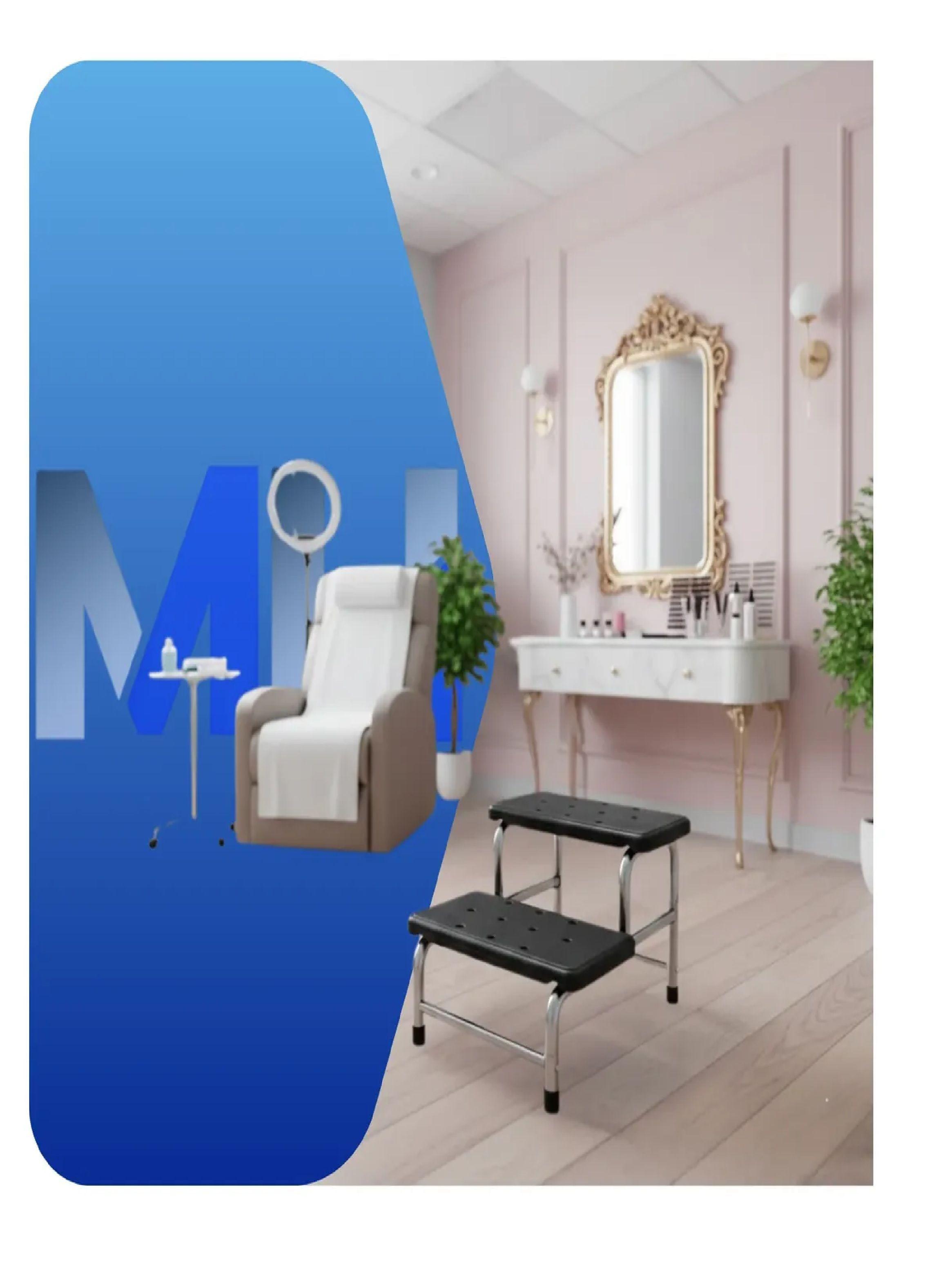 Escabel Clinico De 2 Peldaños Escalinata Medica Reforzada-6