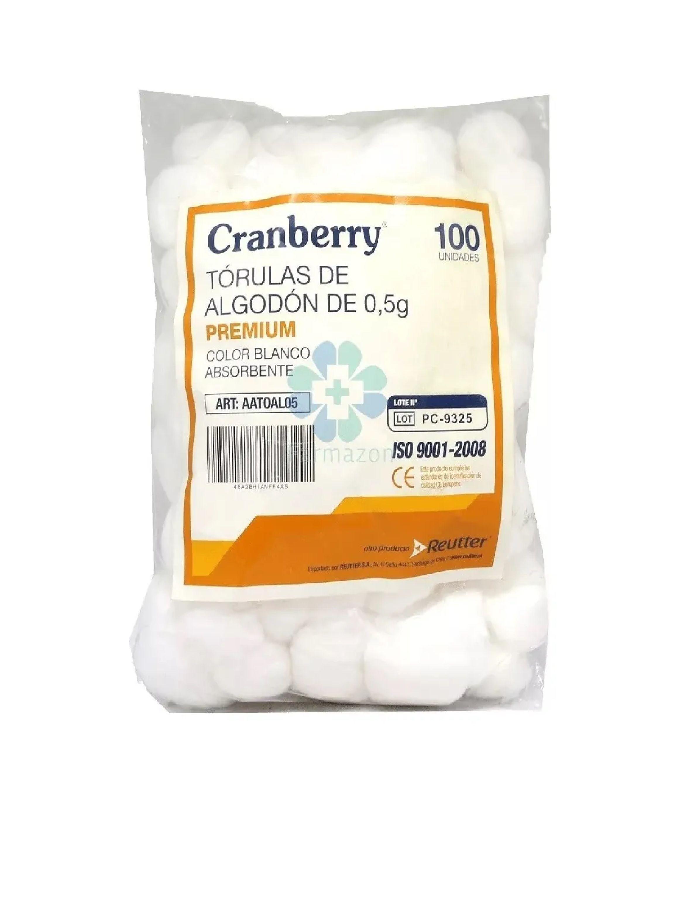 Tórulas Algodon De 1g Premium Cranberry 100 Unidades-1