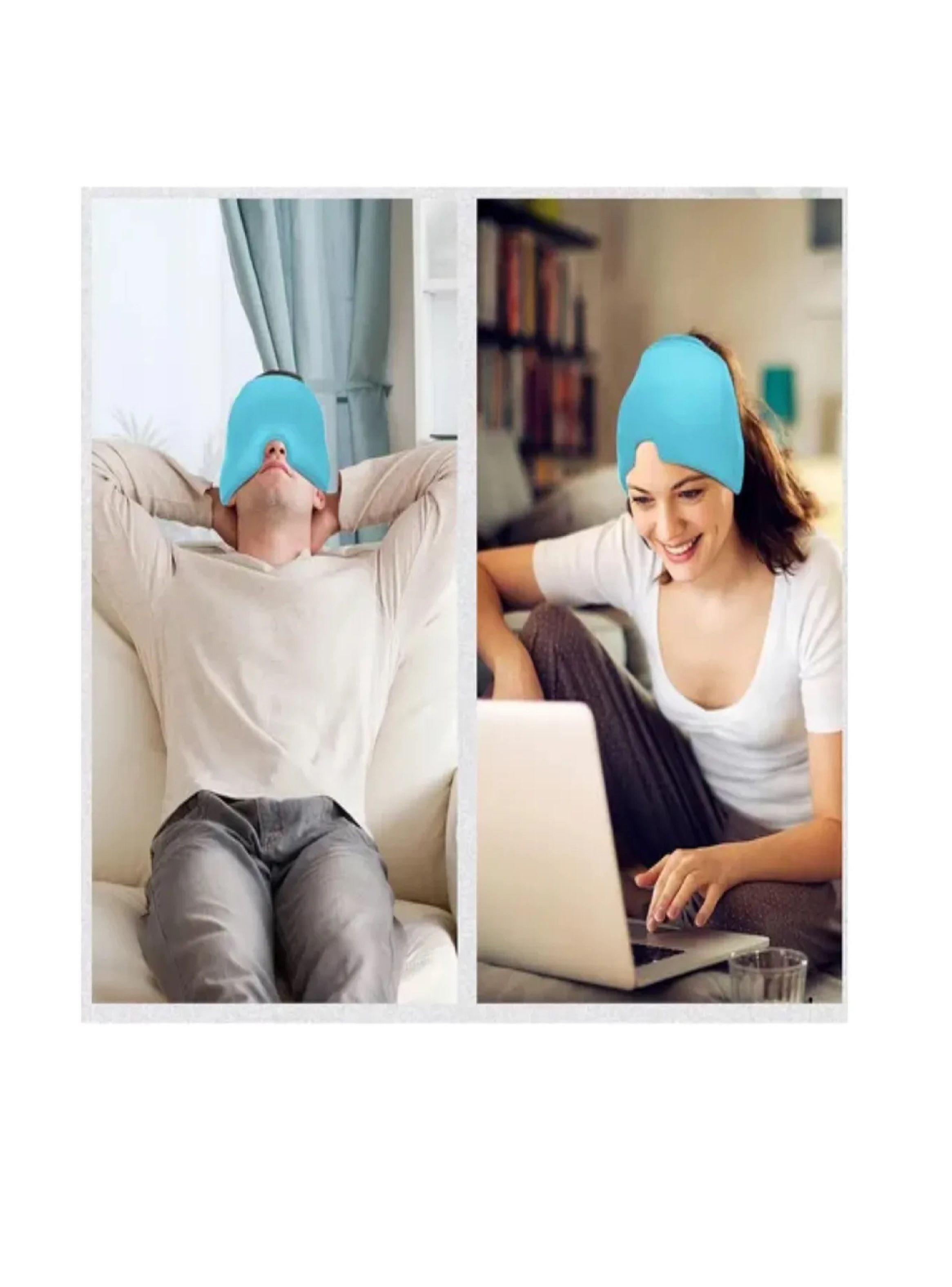Gorro Gel De Migraña Terapia De Frío Mas Almohada Cervical-3