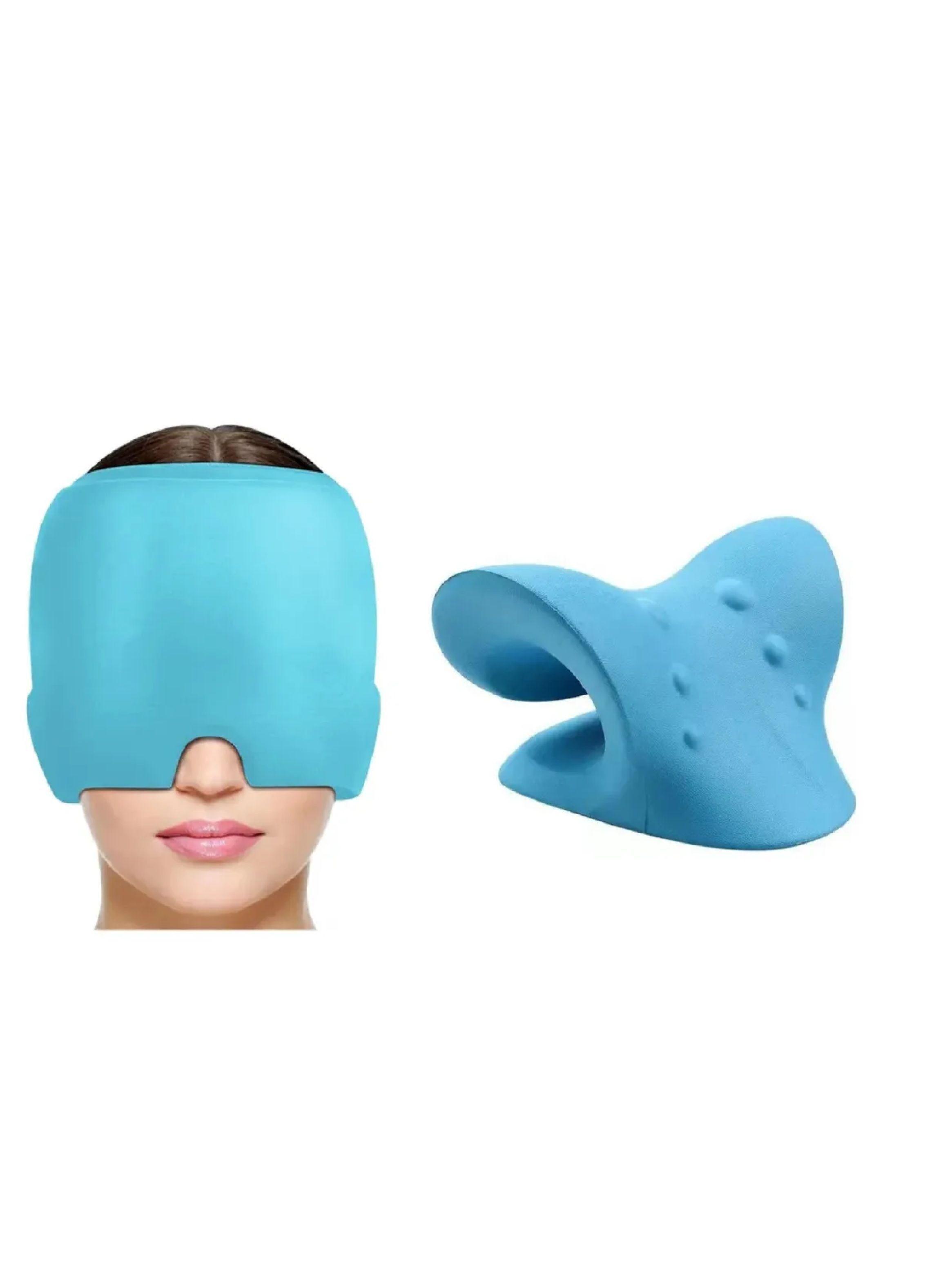 Gorro Gel De Migraña Terapia De Frío Mas Almohada Cervical-4