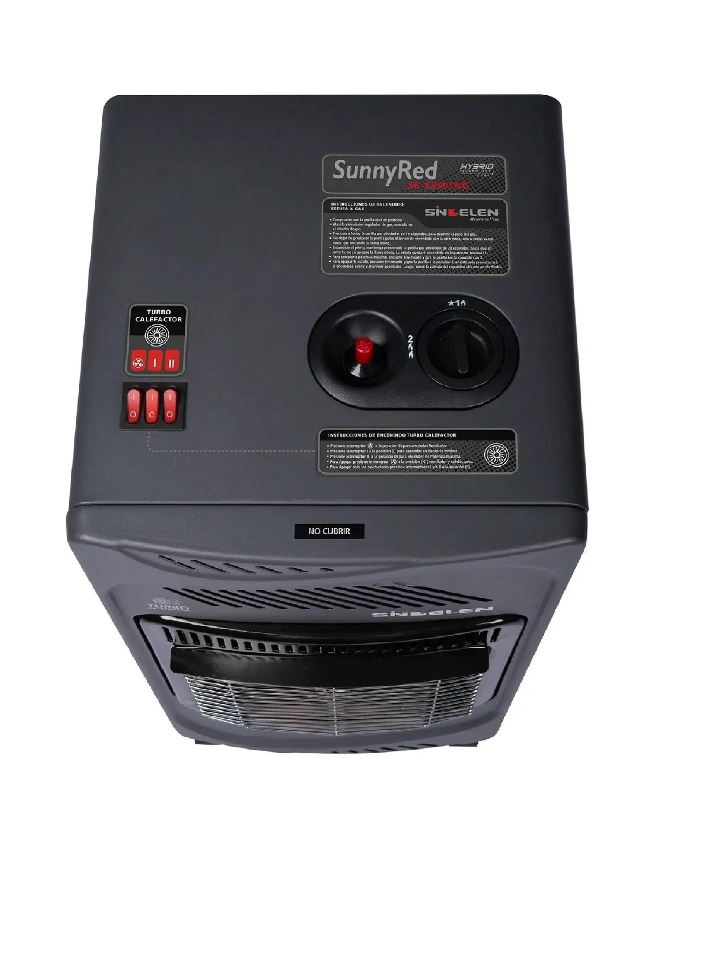 Estufa A Gas Sindelen Infrarroja Turbo Calefactor Sr-5350tng-2
