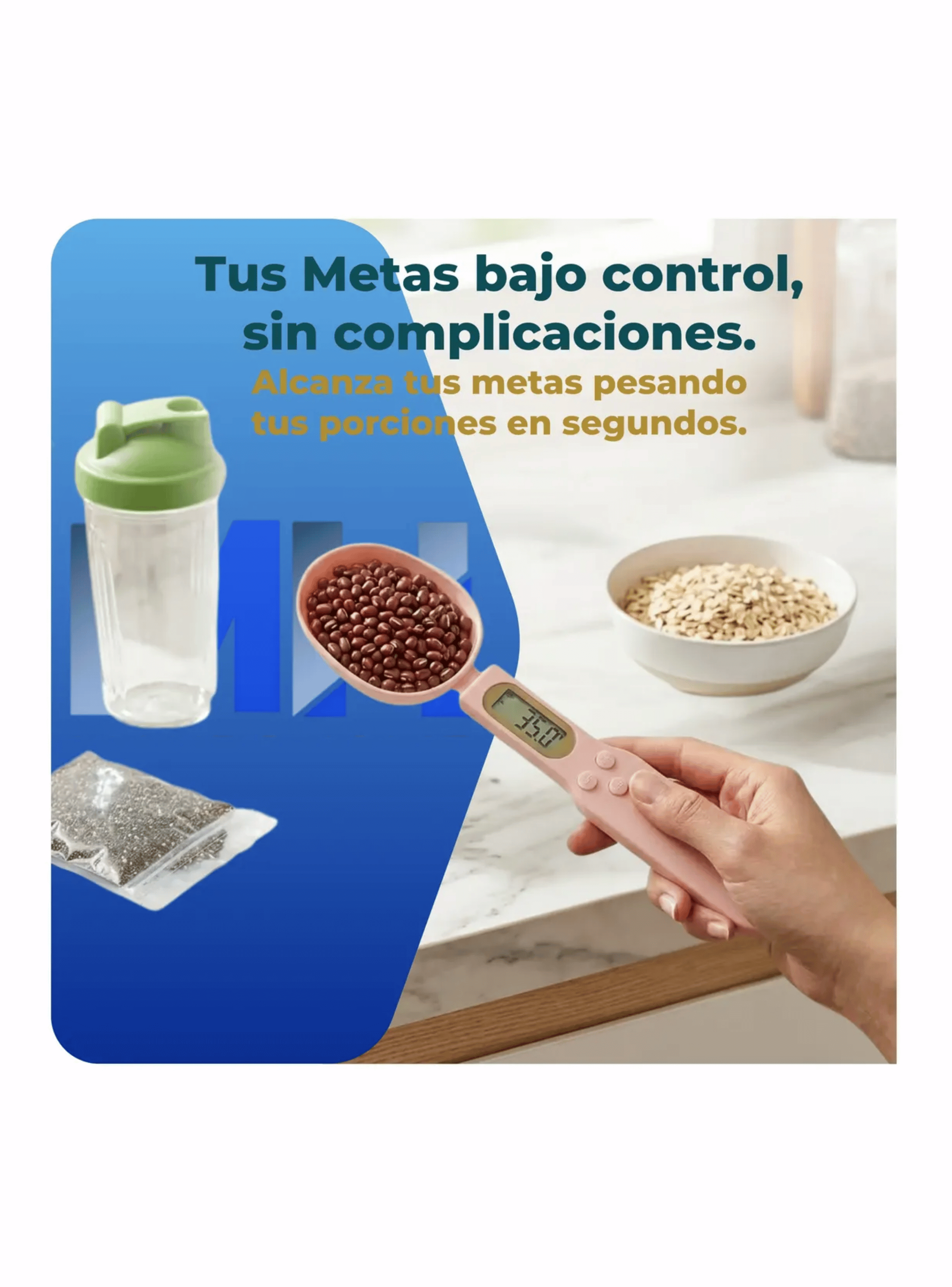 Cuchara Medidora Digital Bascula Balanza Precision 500g-2