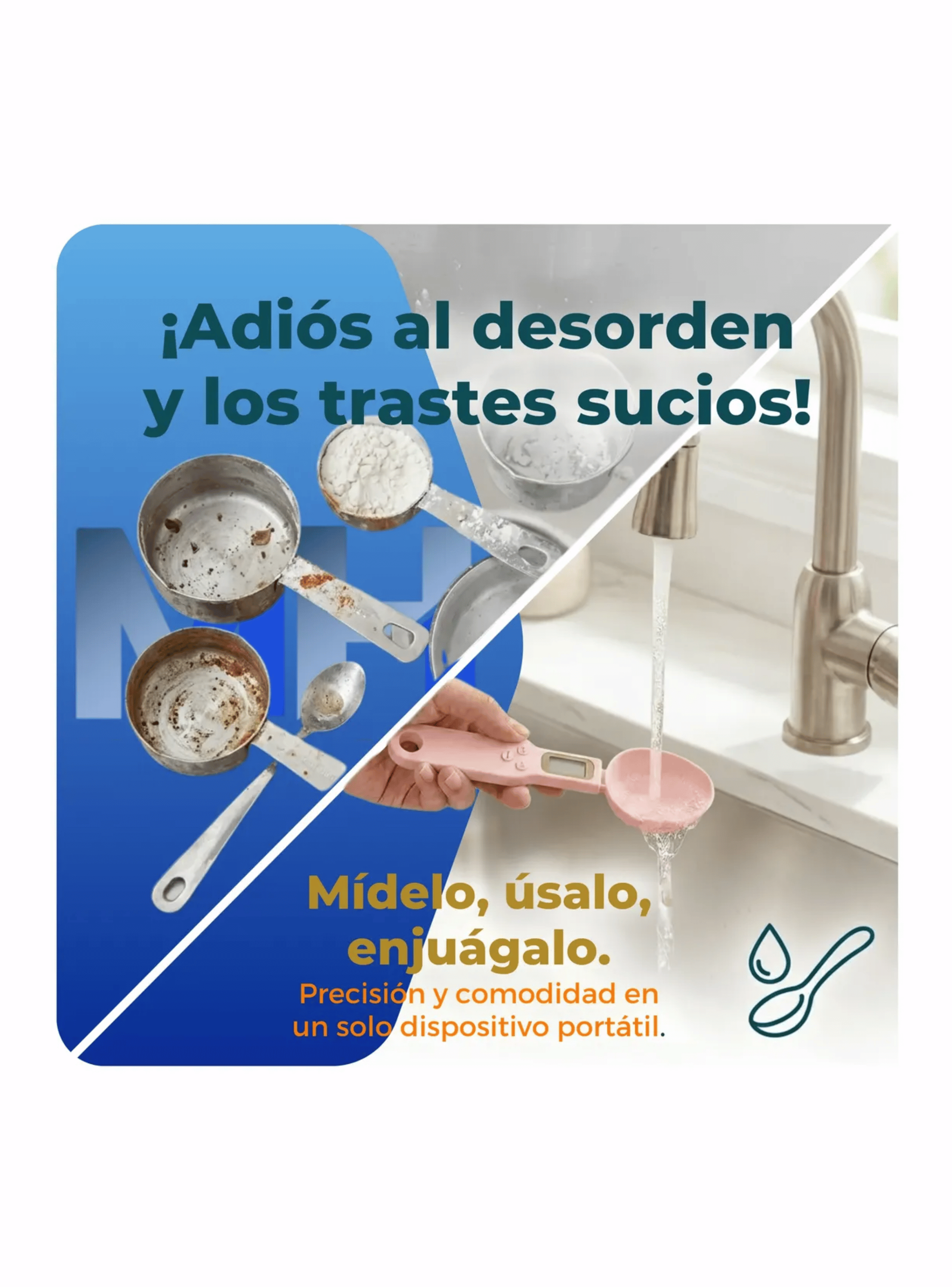 Cuchara Medidora Digital Bascula Balanza Precision 500g-3
