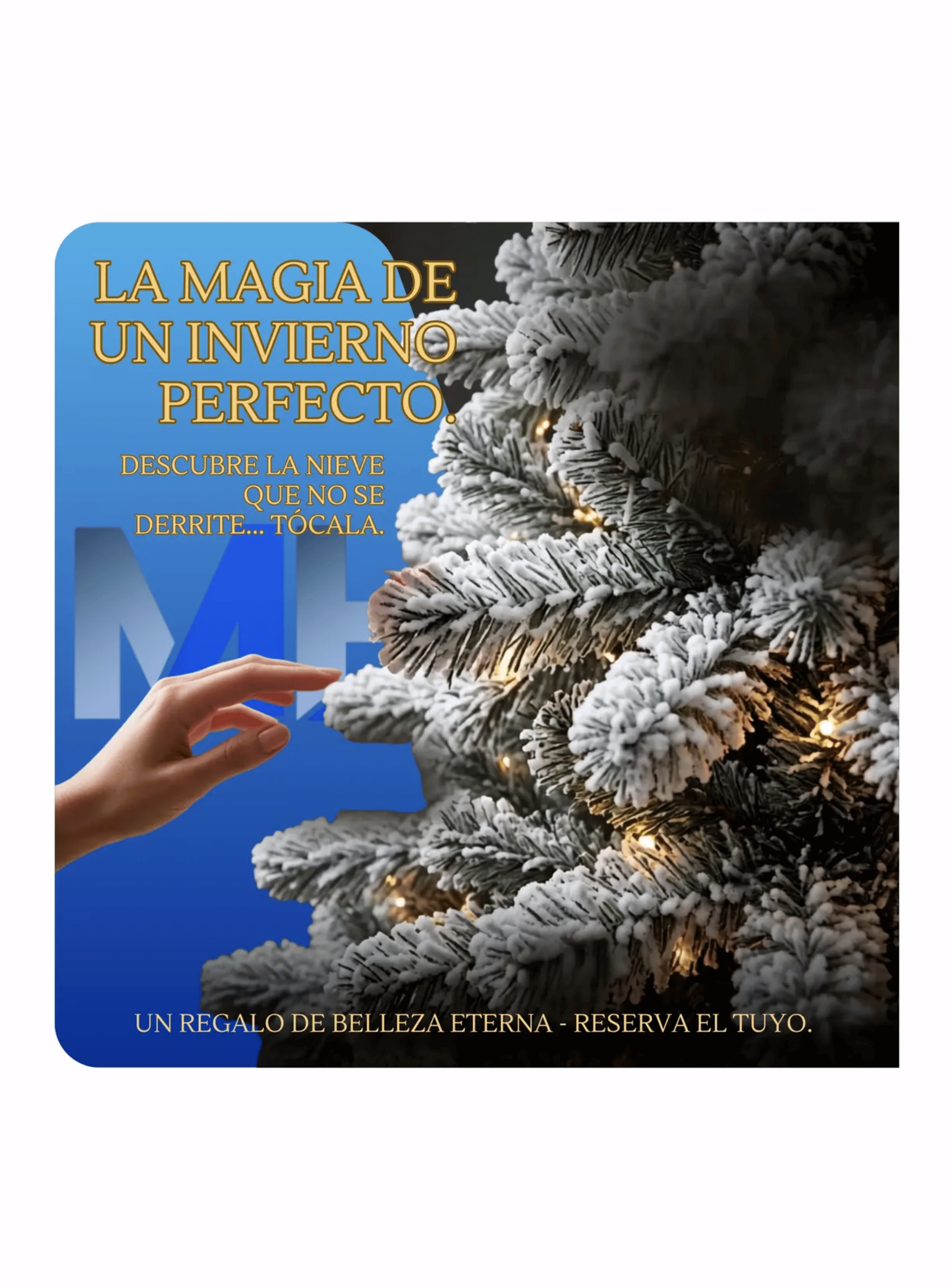 Arbol De Navidad Nevado 180 Cm 1 8 Metros Base Metalica-3