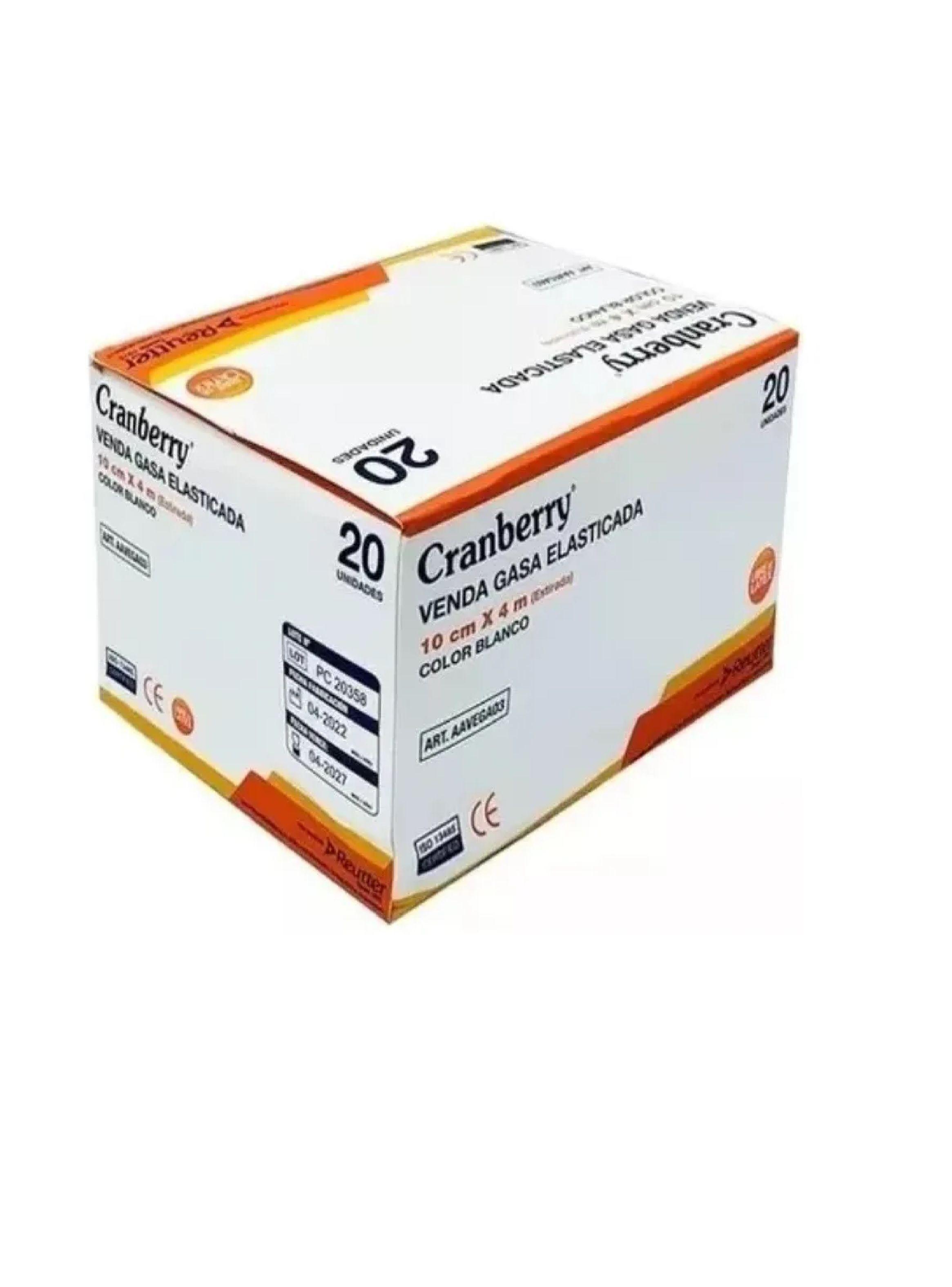 Venda Gasa Elastica Cranberry De 10cm X 4cm Caja X 20 Unid-4