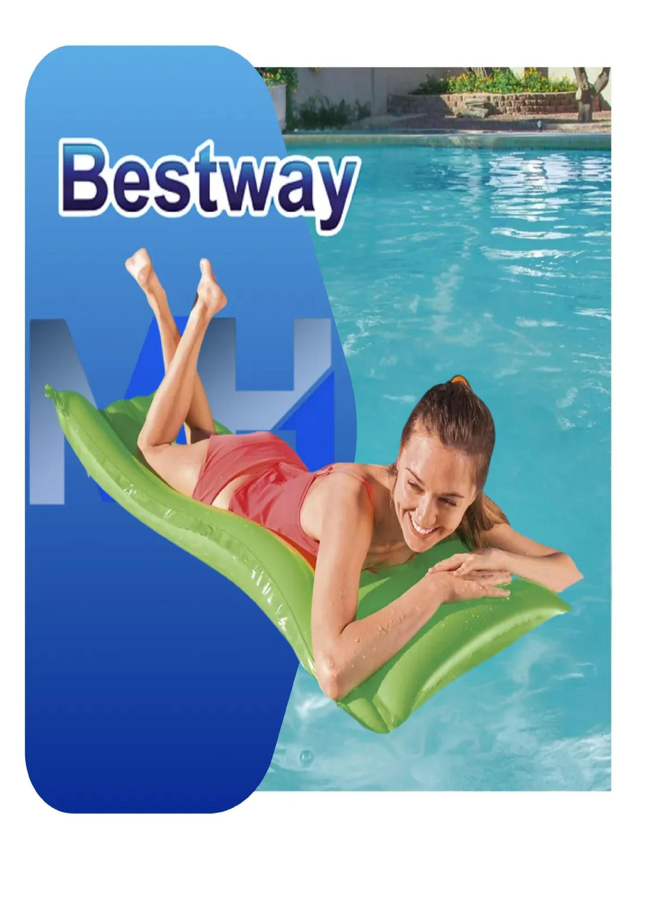 Flotador Inflable Cama Piscina 183cm Color Bestway Pack X3-4