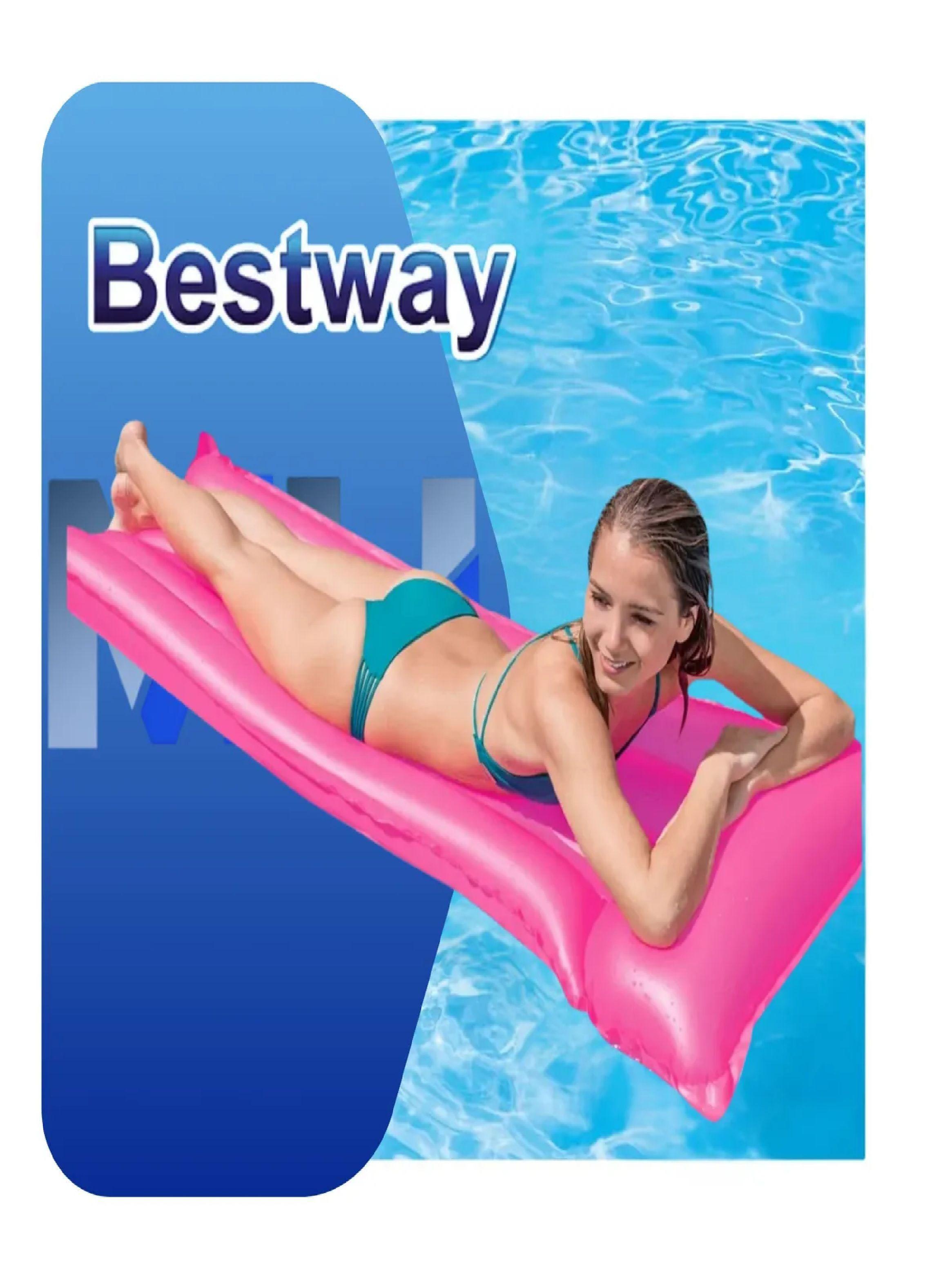 Flotador Inflable Cama Piscina 183cm Color Bestway Pack X3-5