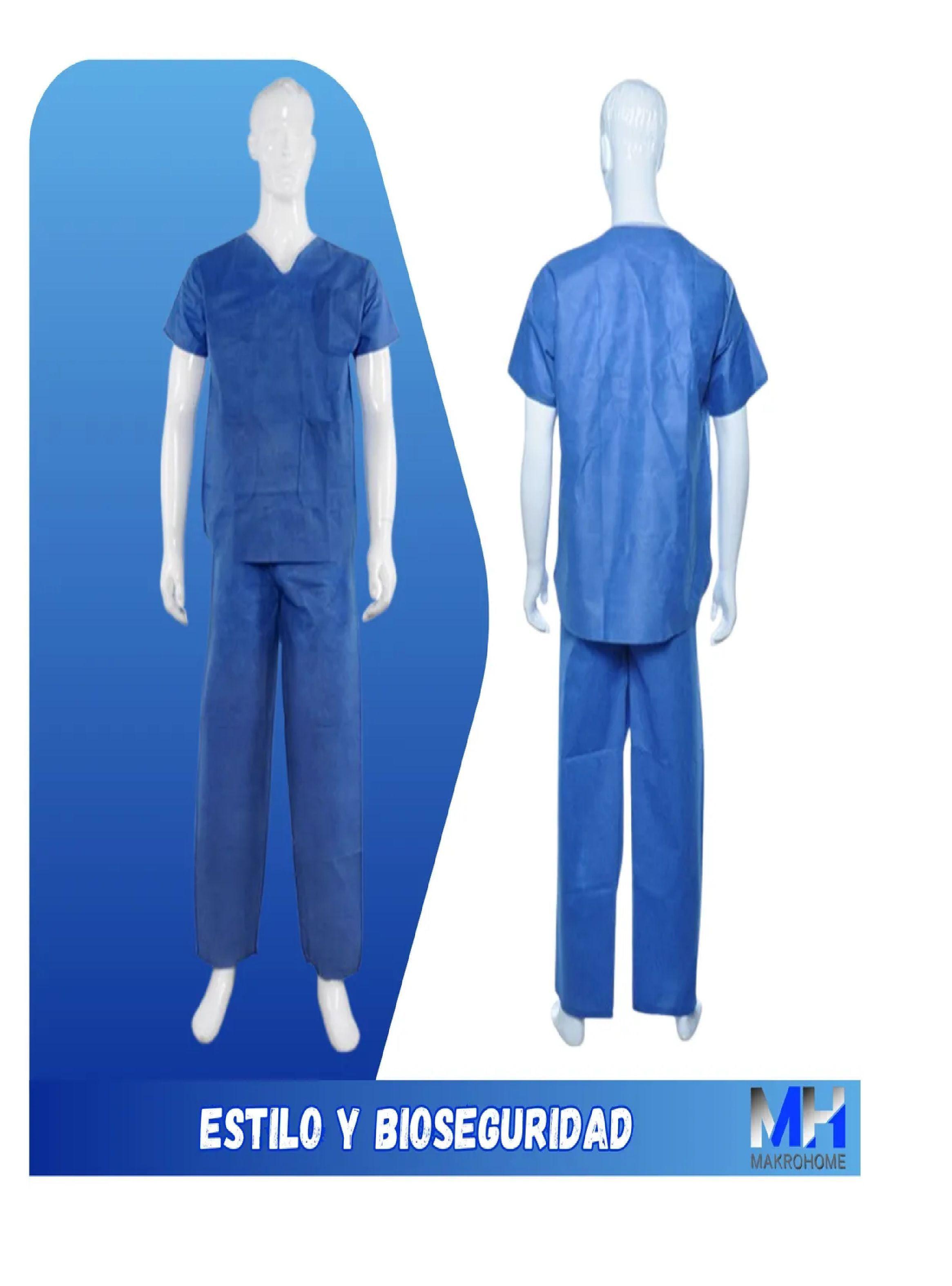 Traje Medico Desechable Ambo Sms Pack X 50 Camisa + Pantalon-5