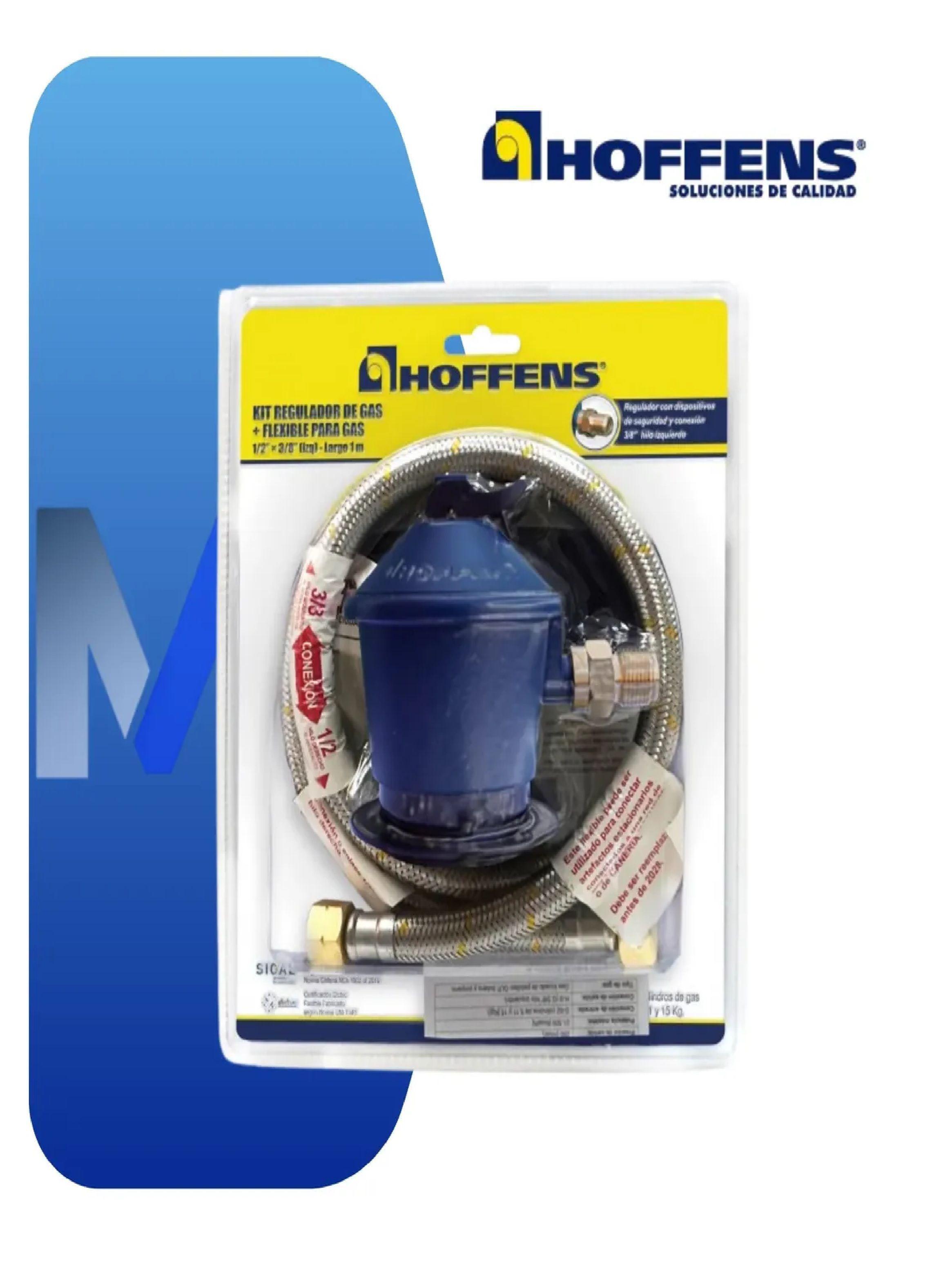 Kit Regulador Gas 5-11-15kg + Flexible 1mt Certificado Sec-4