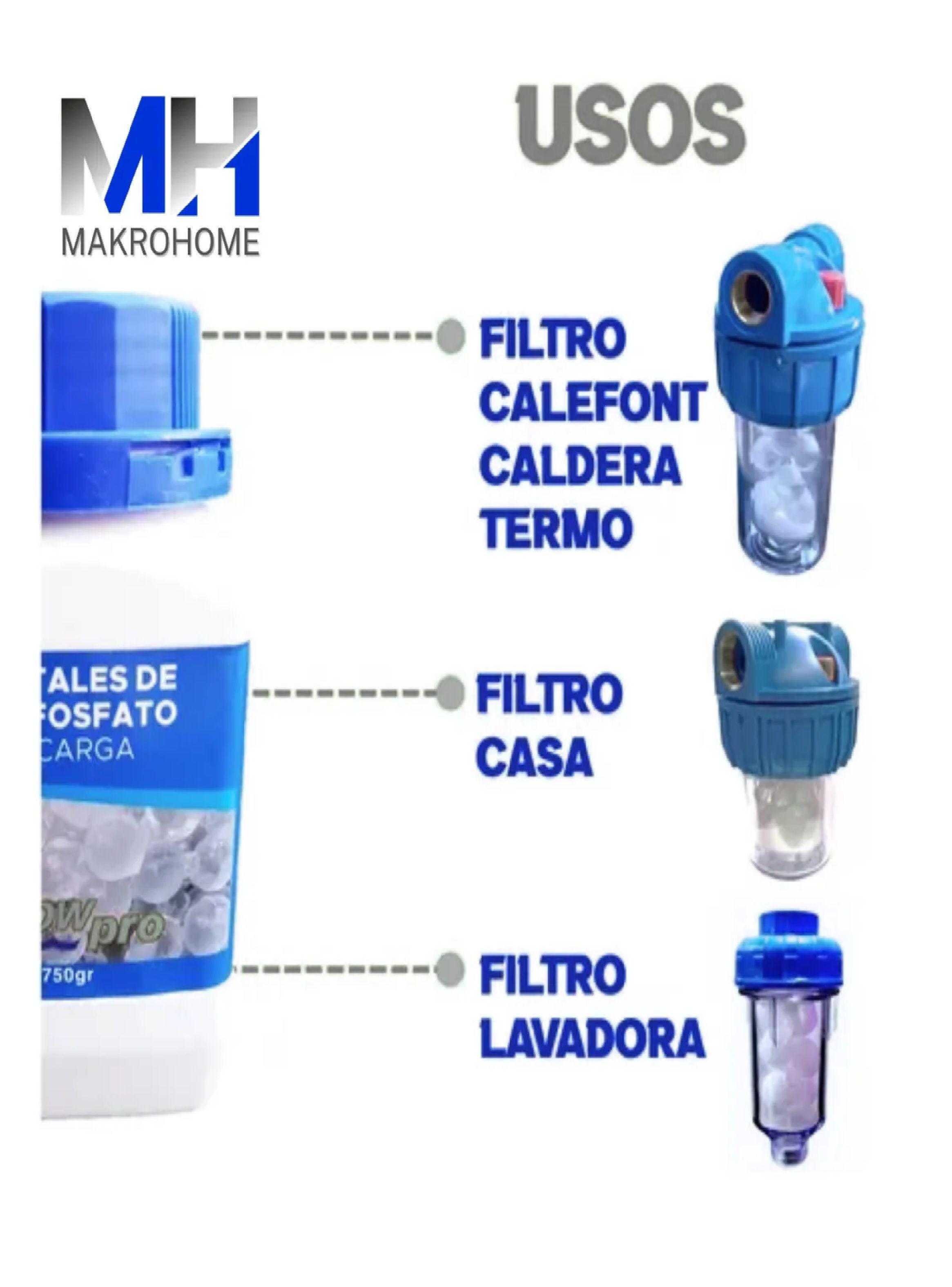 Recarga Cristales Polifosfato 750g Flowpro Filtro Antisarro-1