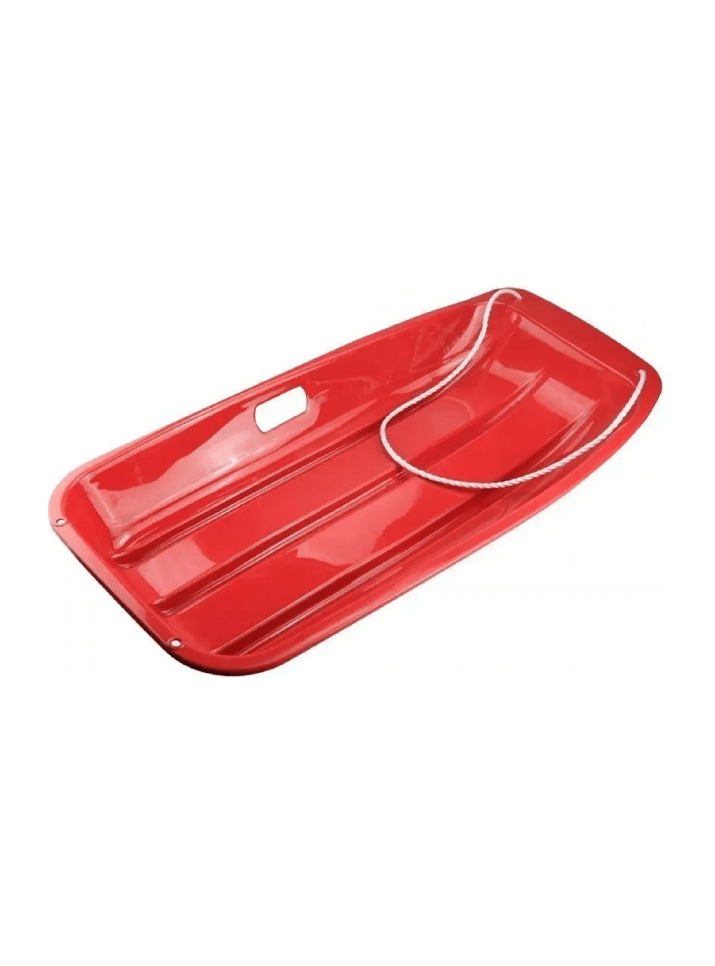 Trineo De Nieve Pl stico Con Cuerda 88cm Color Rojo-0