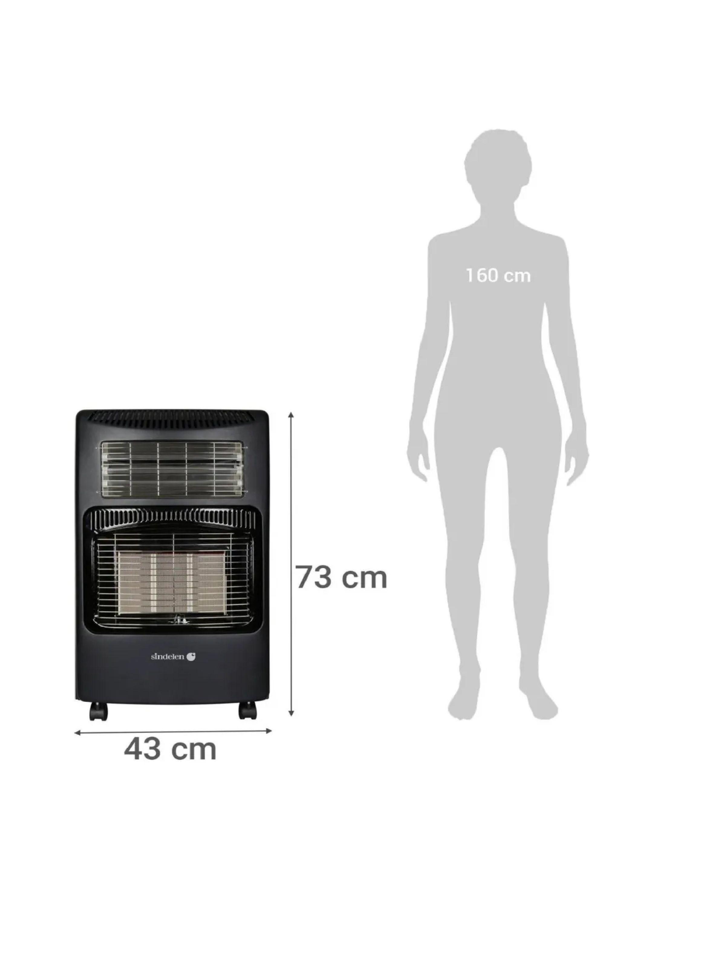 Estufa A Gas Sindelen Hibrida Sr-6300ng-4