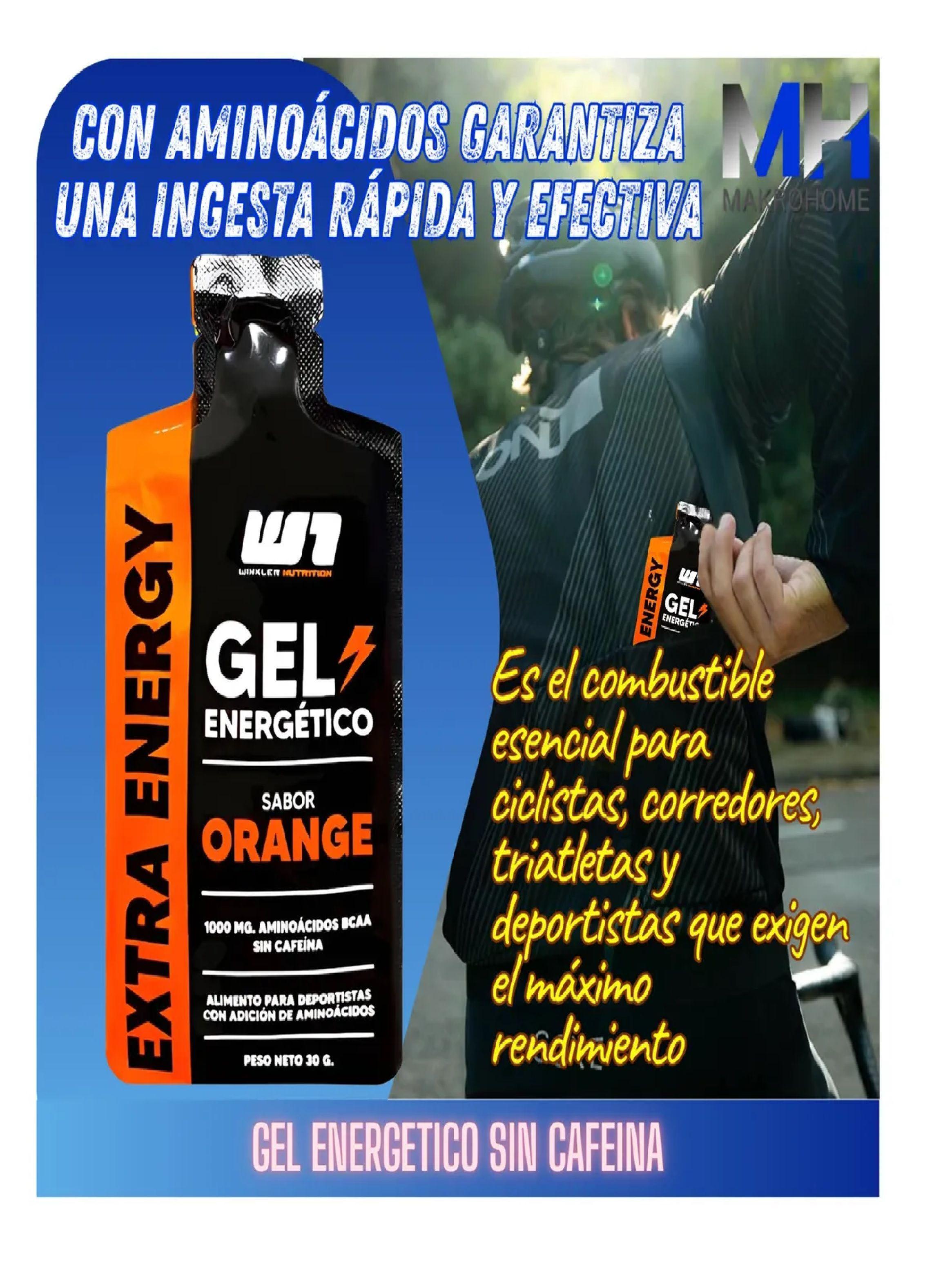 Gel Energetico Boost Winkler Nutrition 31g Carbo Naranja-3