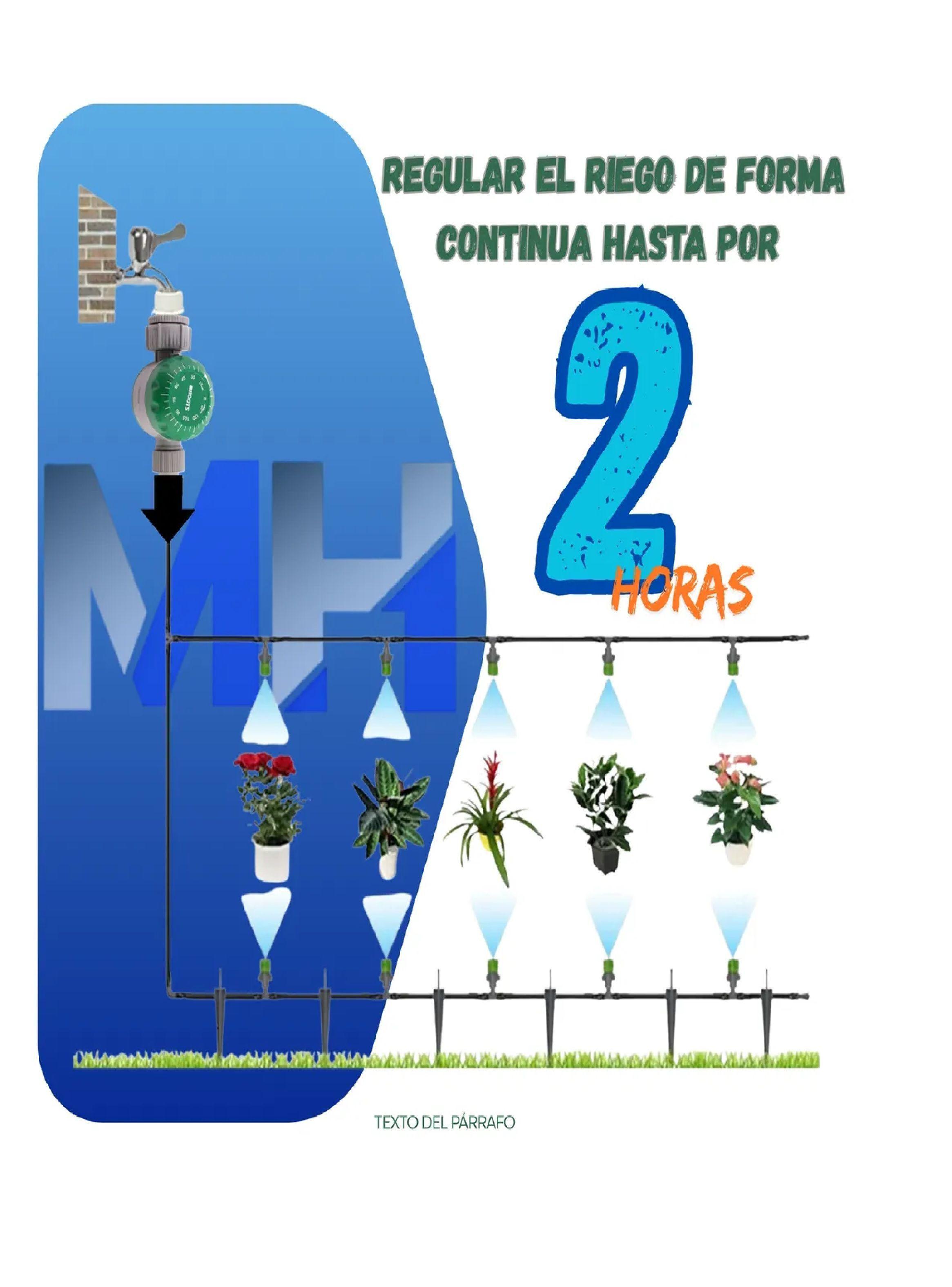 Temporizador De Riego Mecanico Roots 1'' Control Eficiente-1