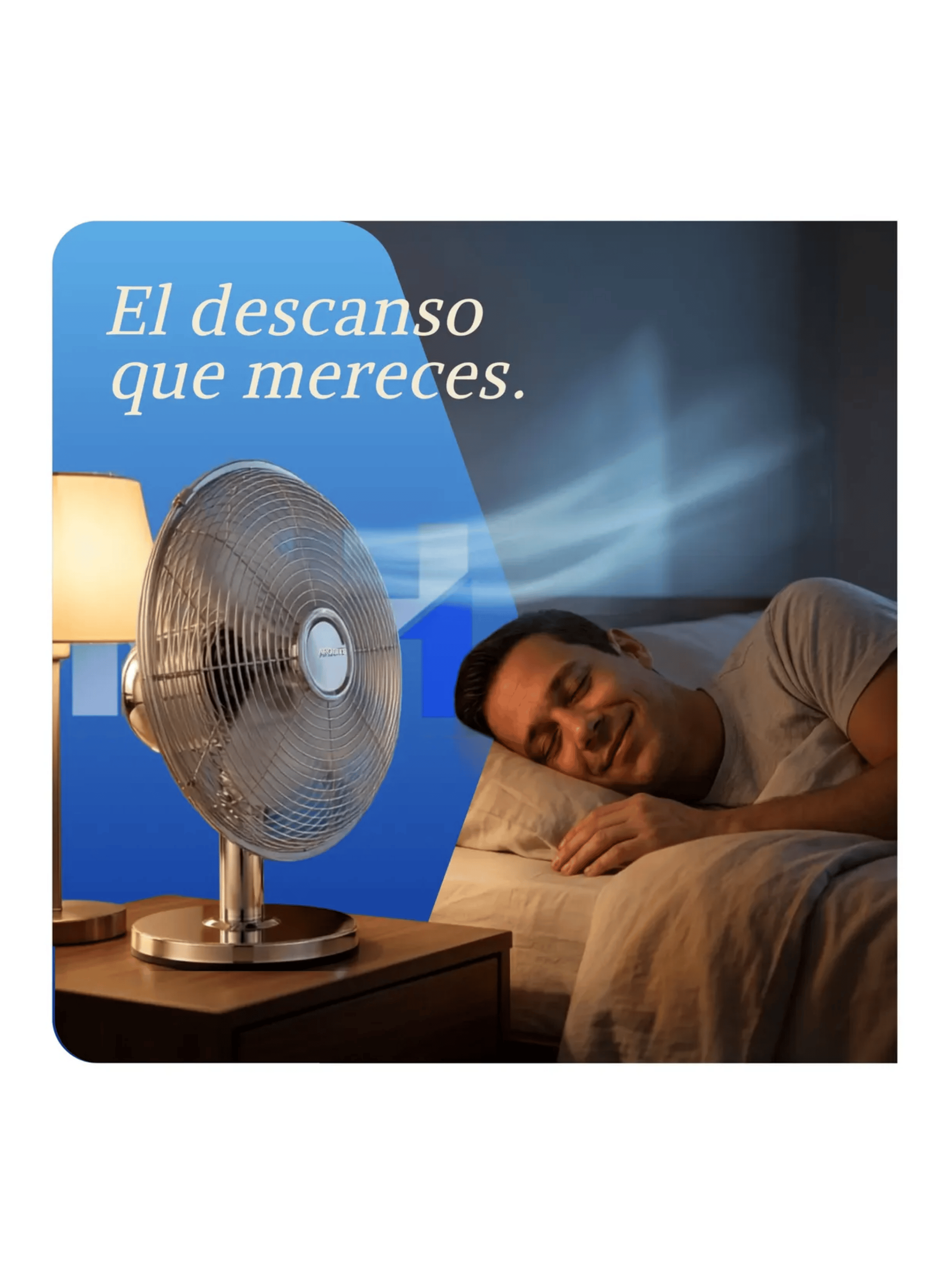 Ventilador Sobremesa 10 Pulgadas Airolite V10sm Metalico 30w-2