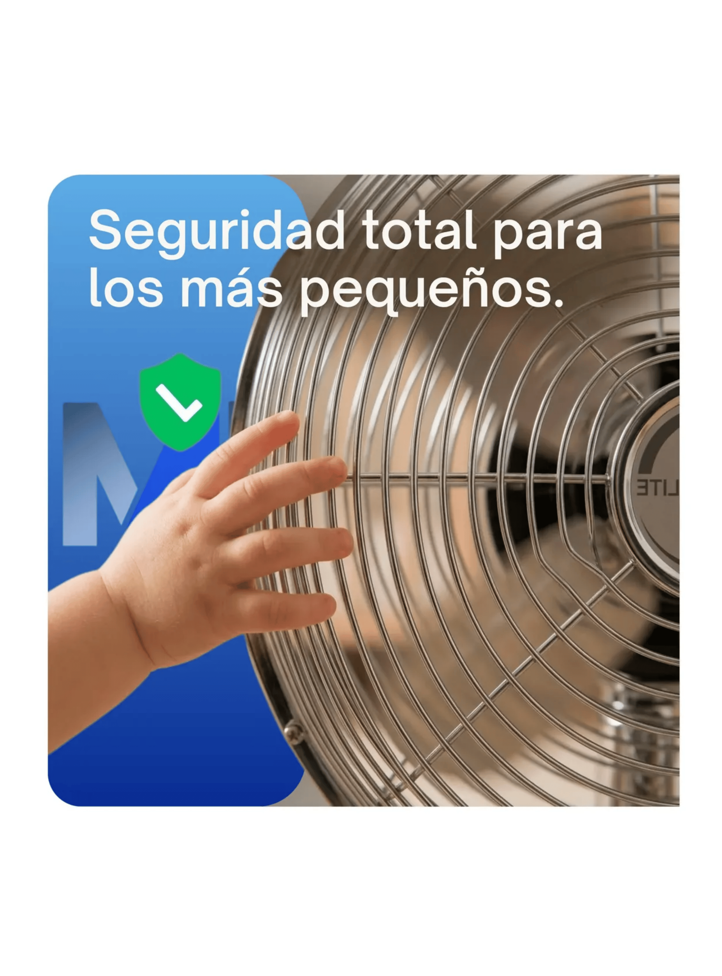 Ventilador Sobremesa 10 Pulgadas Airolite V10sm Metalico 30w-4