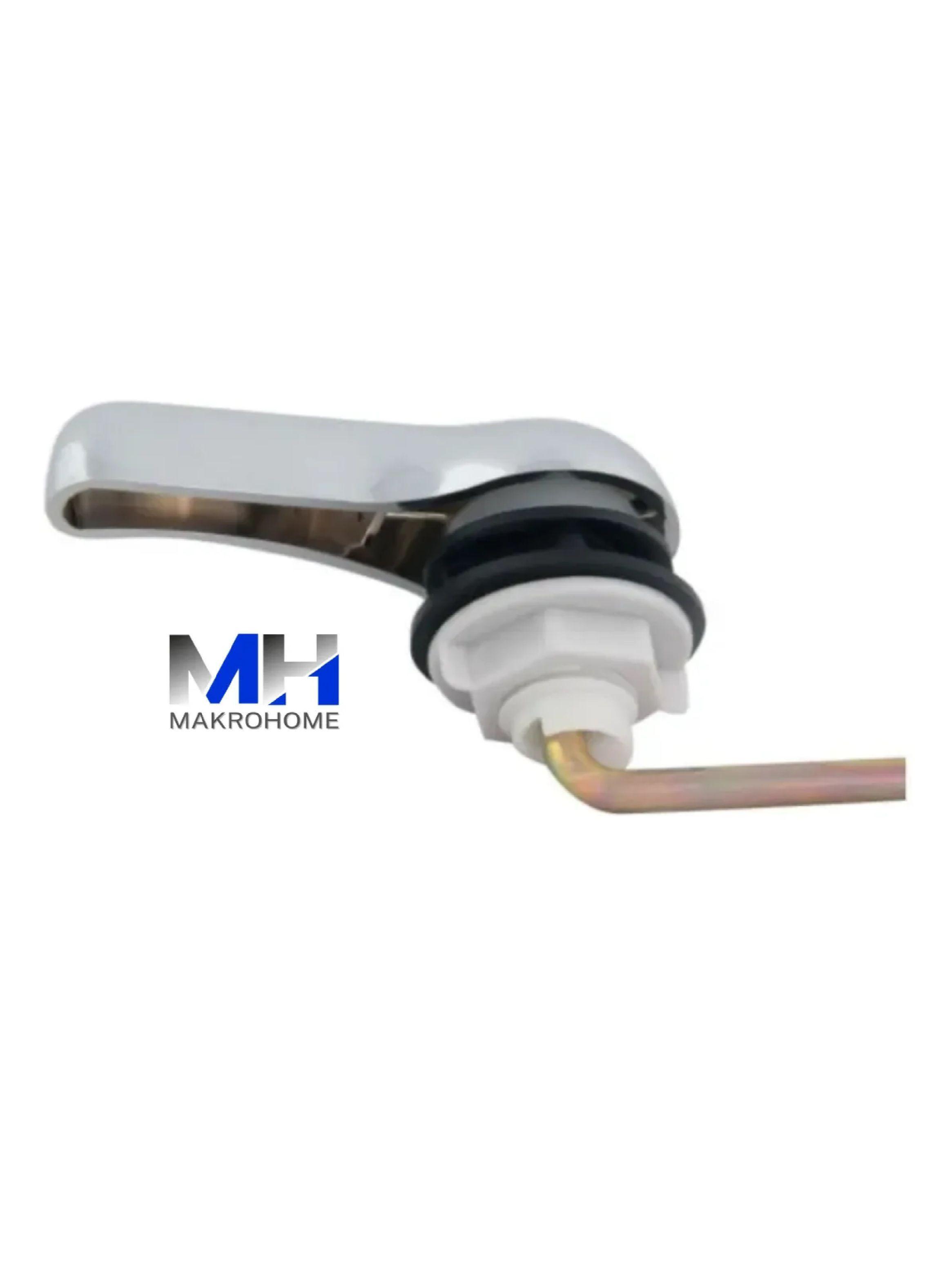 Manilla Palanca Metalica Cromada Estanque Wc Universal-2