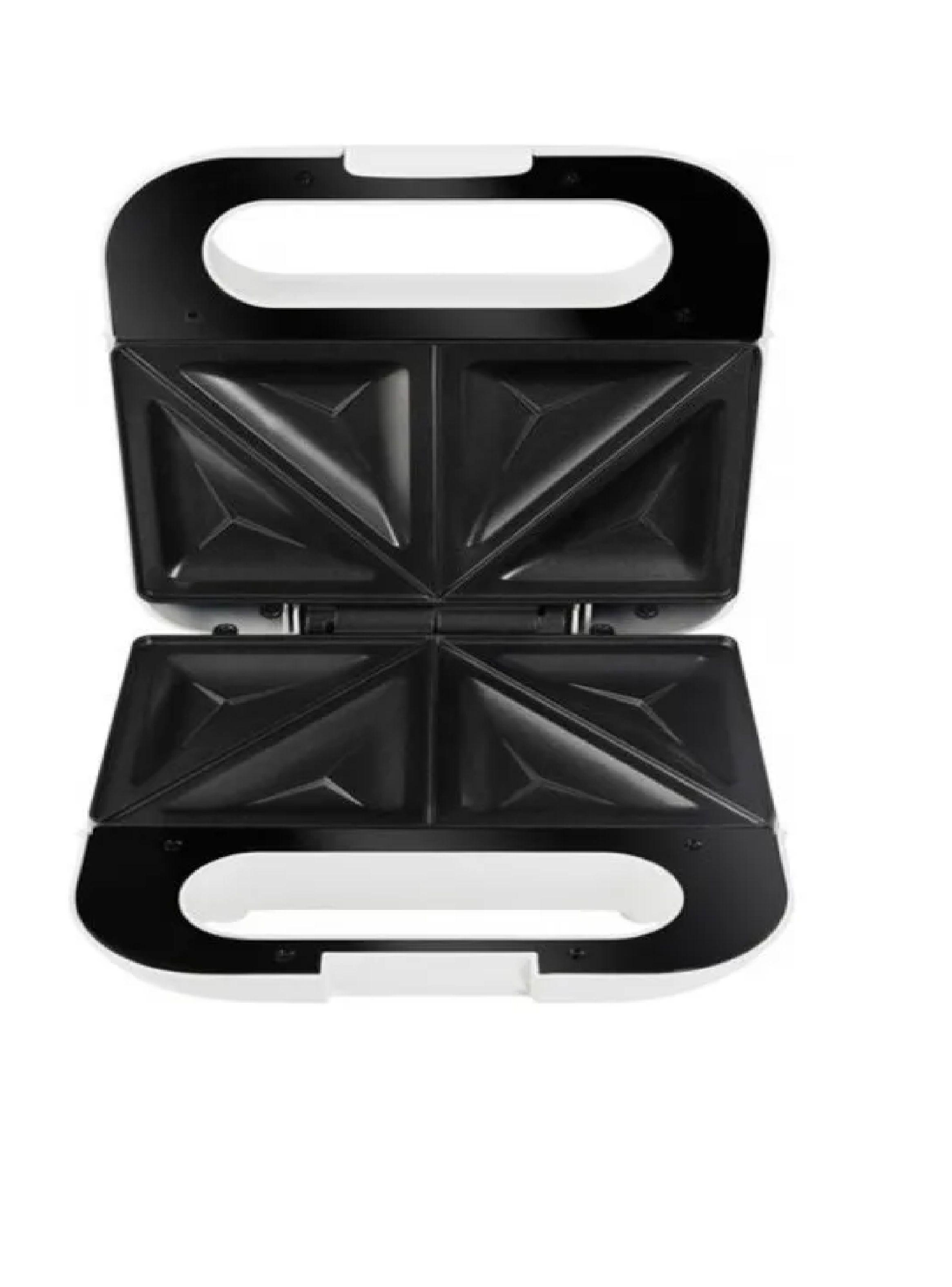Tostador Sandwichera Sindelen Duo Blanco 2 Platos-2