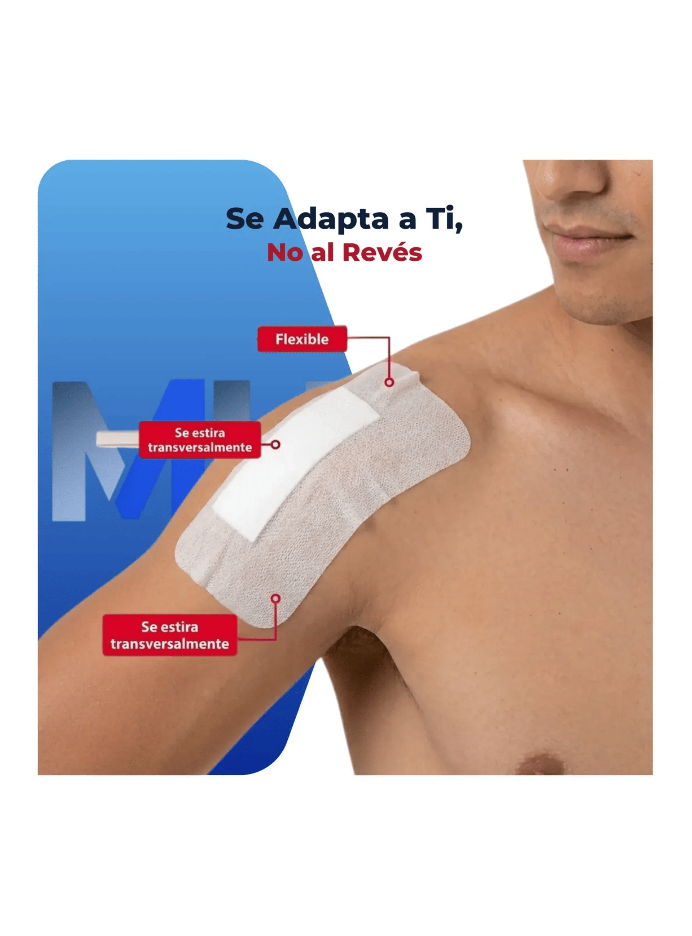 Venda No Tejida Adhesiva 5cm X 10 Metros Modelo Stretch-2